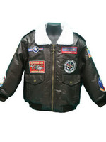 Up and Away Youth Brown bomber Jacket 4T