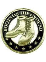 Eagle Crest Challenge Coin - Army Boots on the Ground