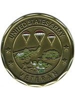 Eagle Crest Challenge Coin Army Veteran