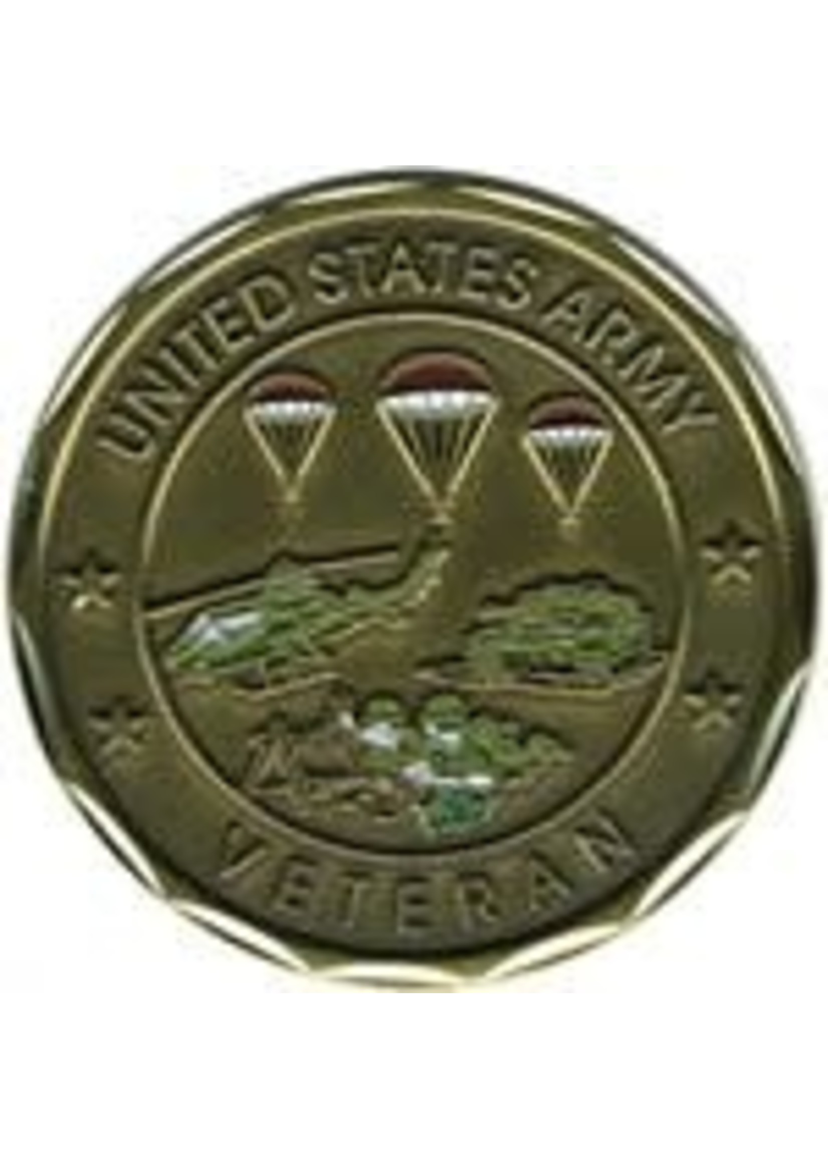 Eagle Crest Challenge Coin Army Veteran