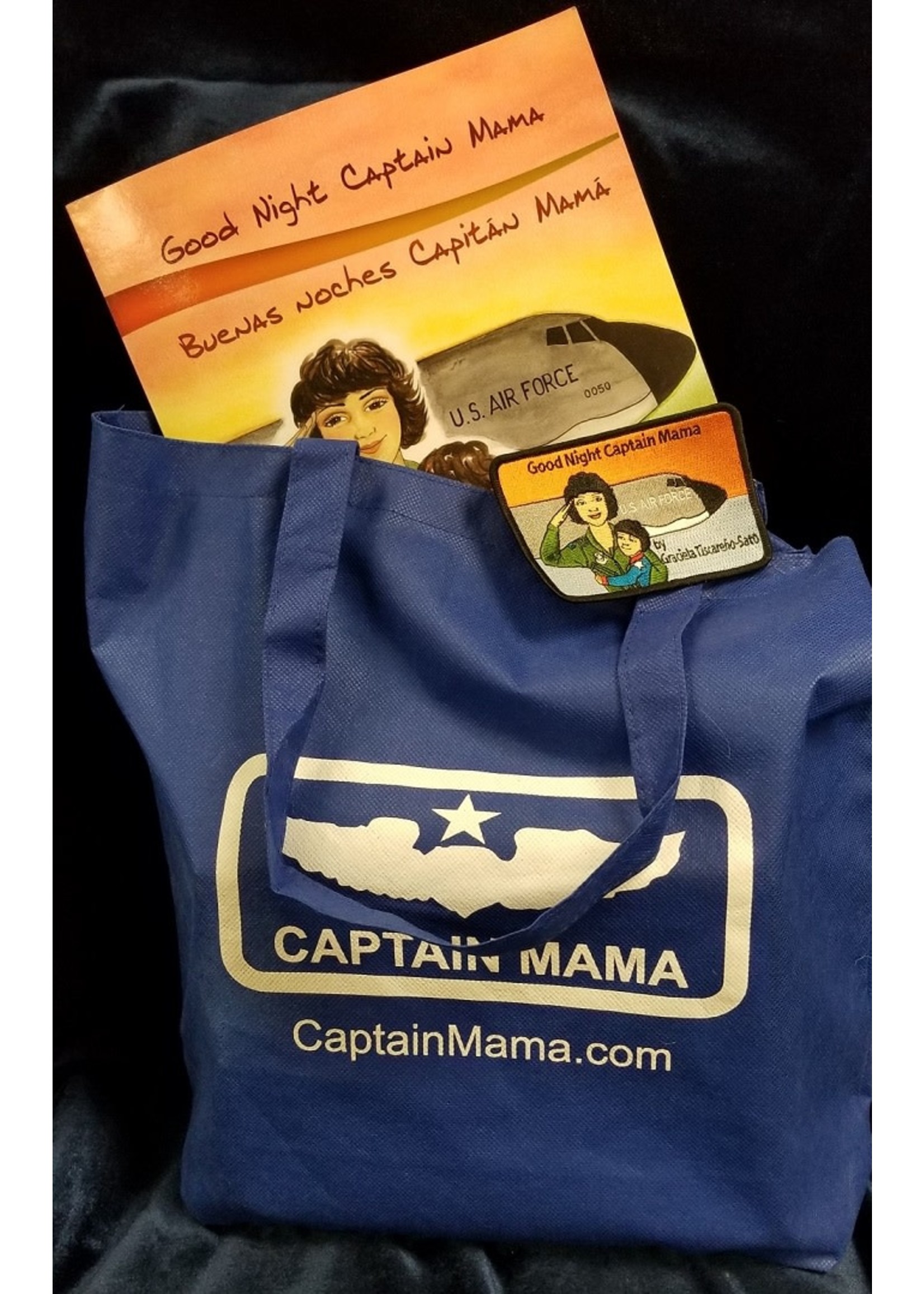 Captain Mama Book - Captain Mama Tote Bag Set