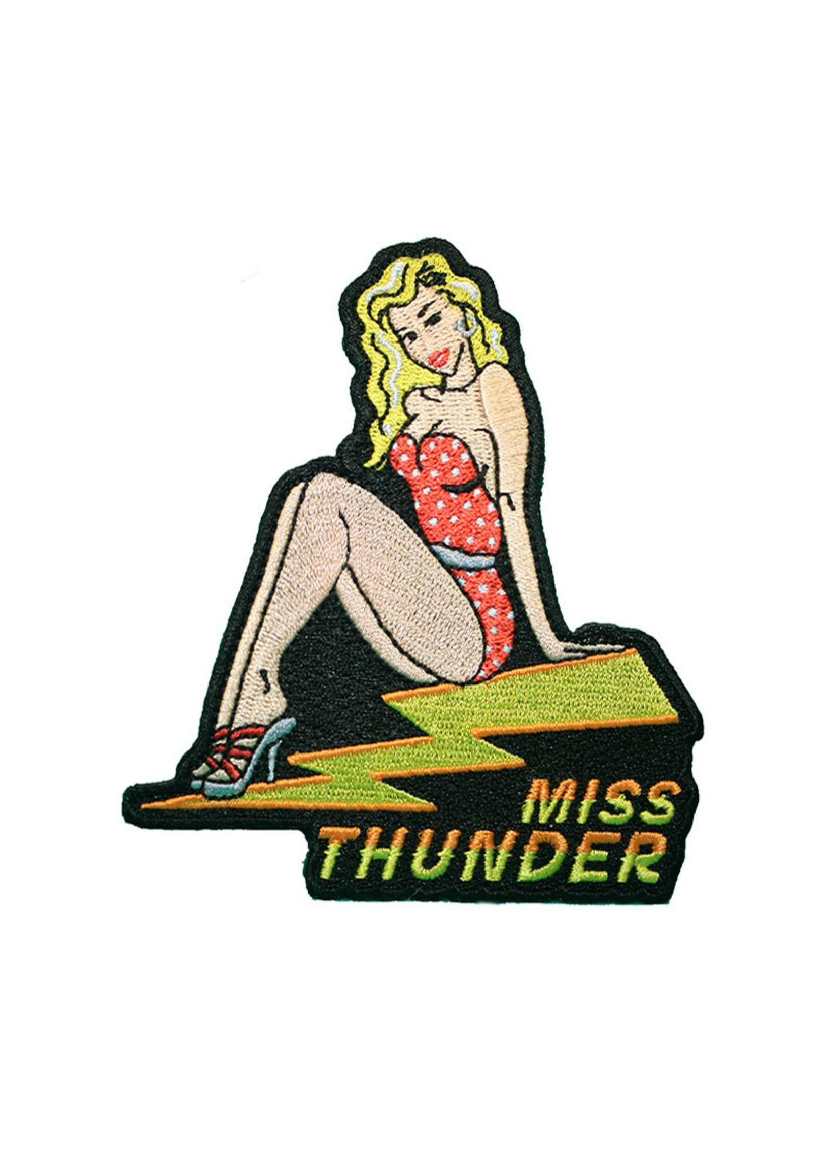 Plane Lucky Patch - Nose Art Miss Thunder
