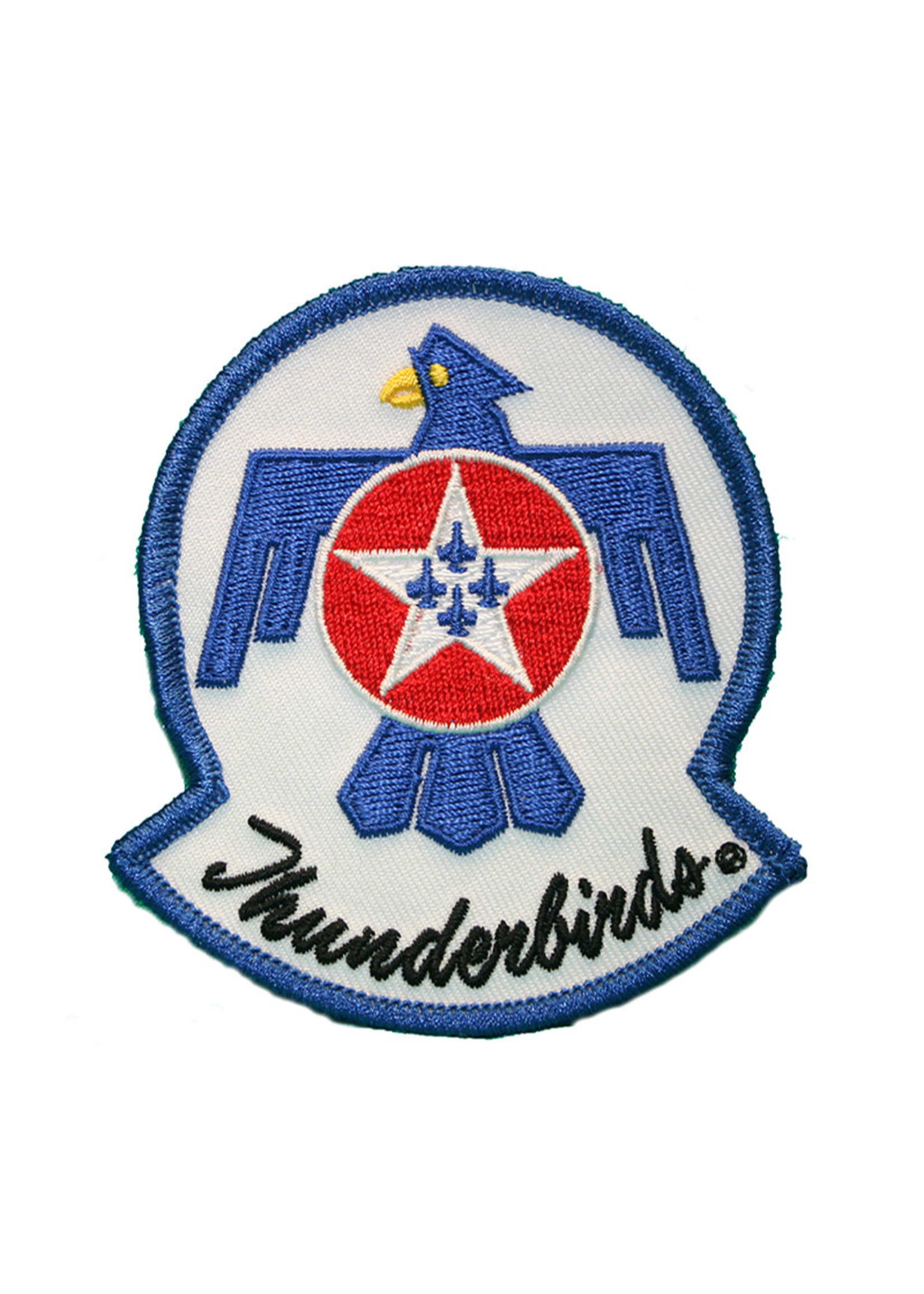 Eagle Emblems Patch Thunderbirds Round Top 3-3/8