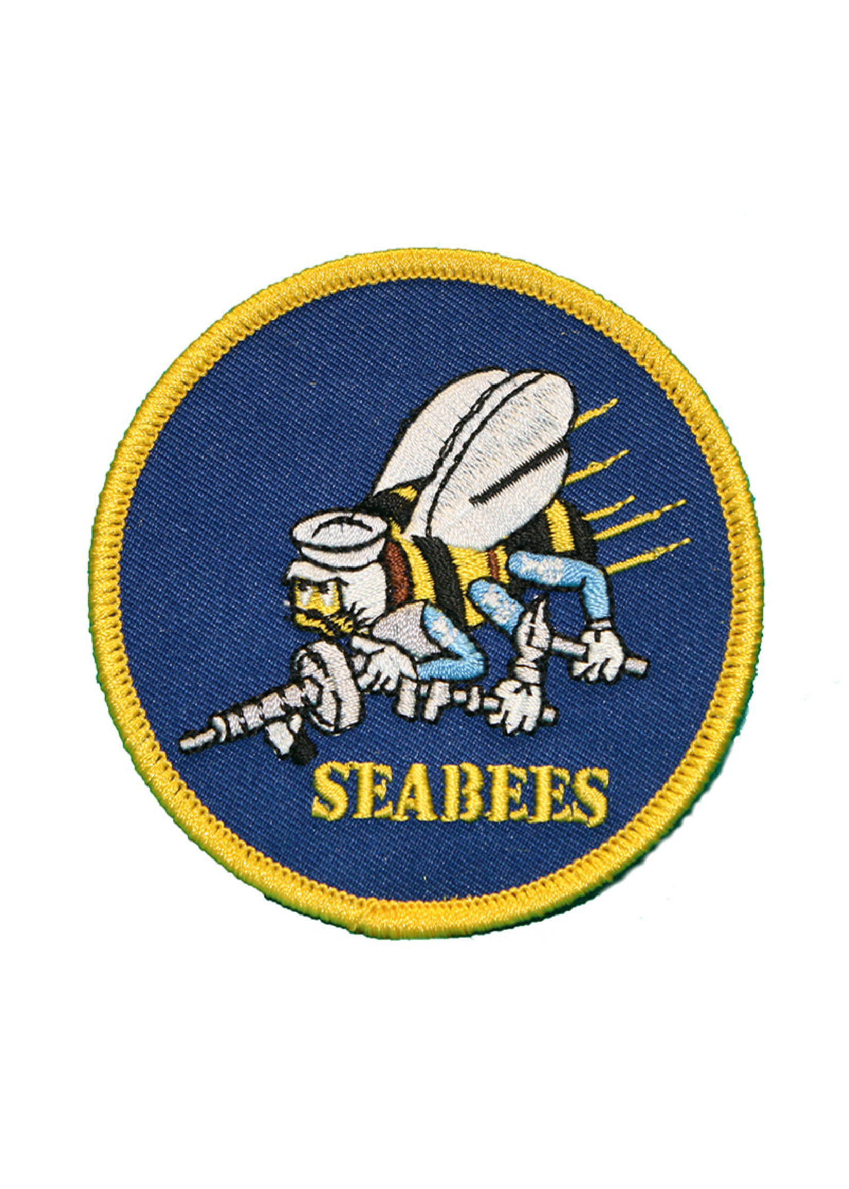 Eagle Emblems Patch Navy Seabees 3 1/16
