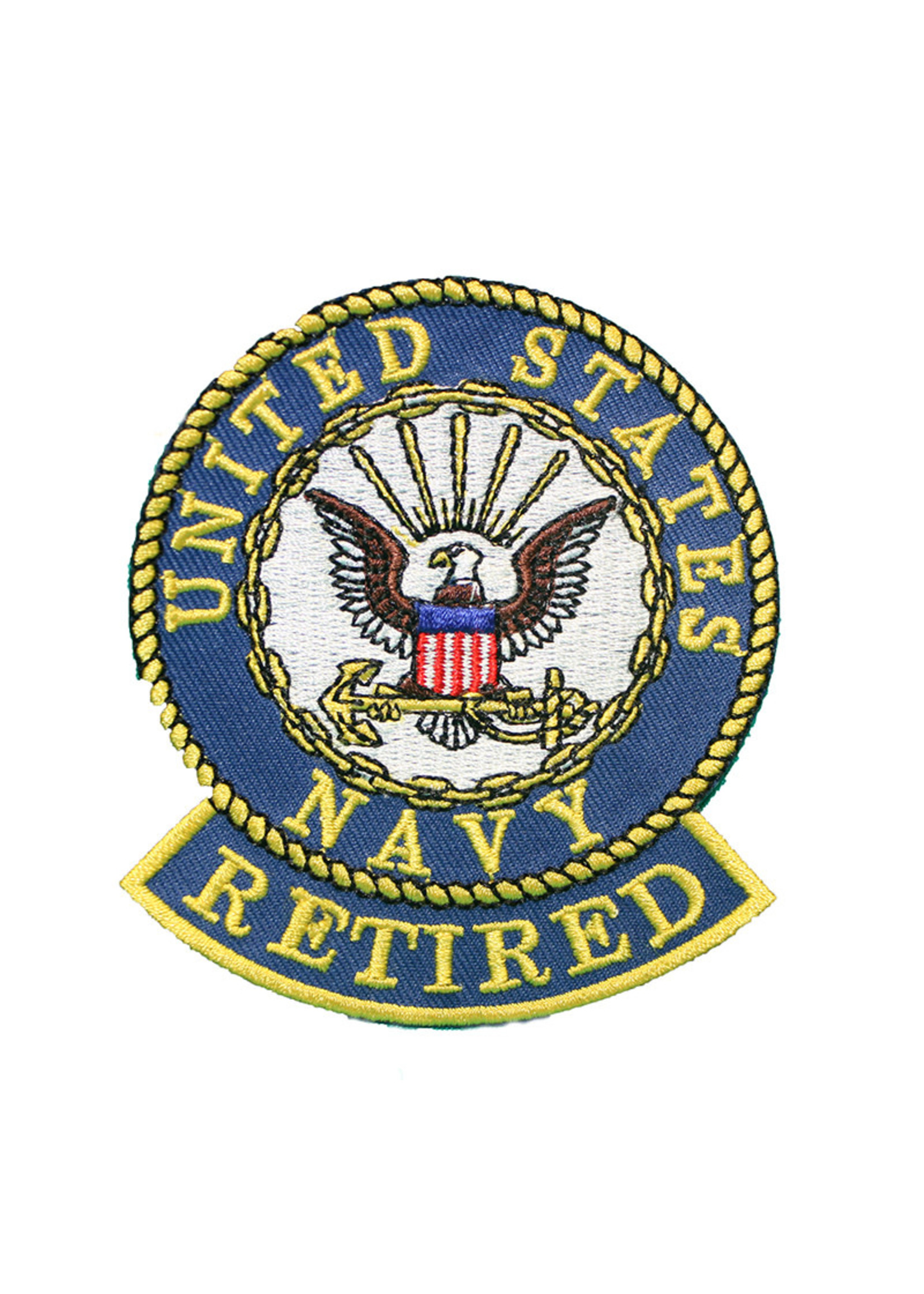 Eagle Emblems Patch Navy Emblem Retired