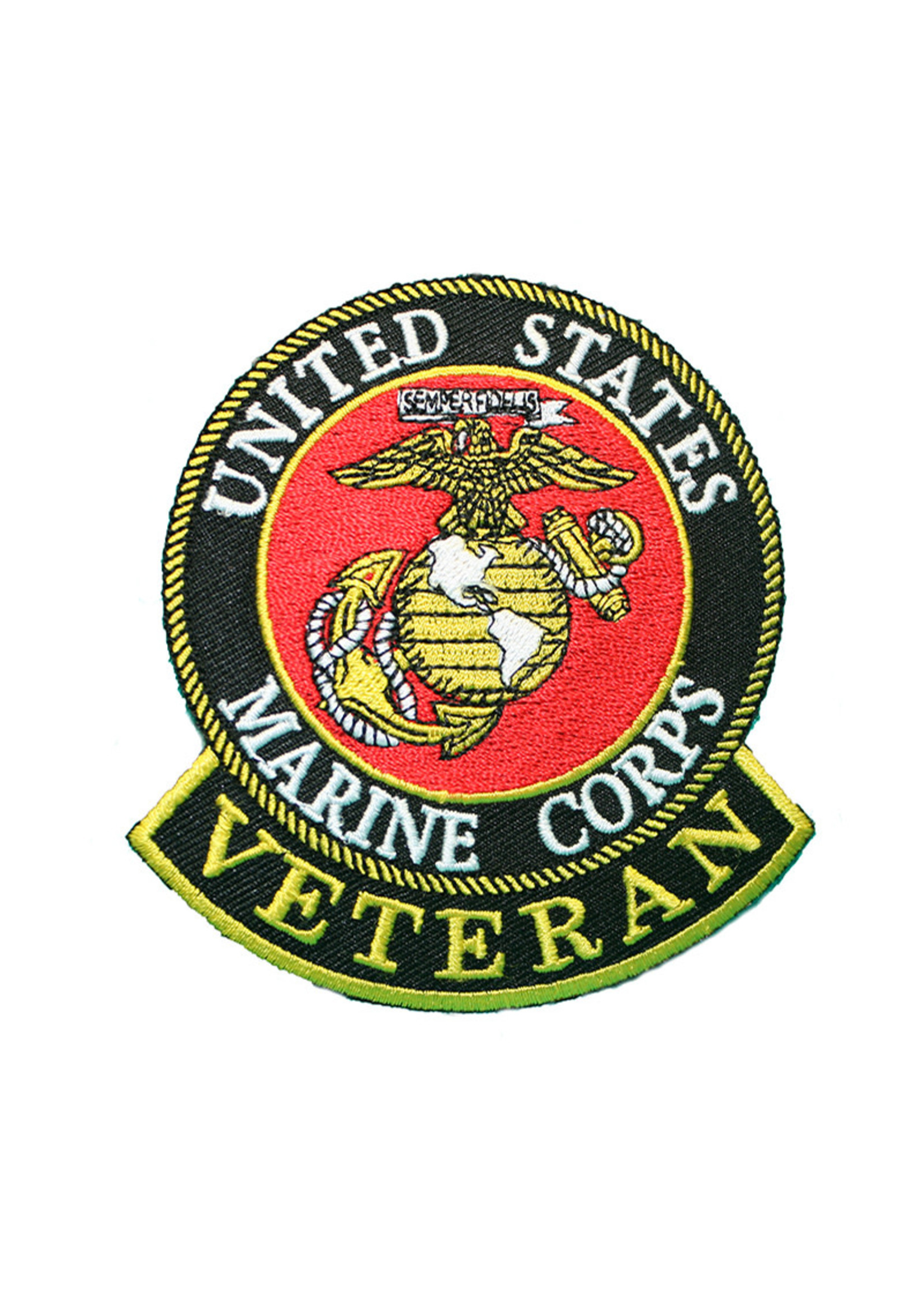 Eagle Emblems Patch Marine Corps Veteran