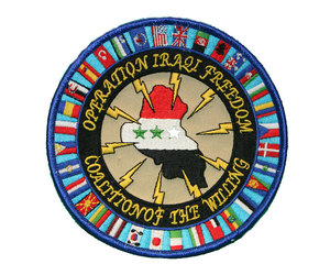 Patch Militaire Operation Iraqi Freedom - Écusson Aigle Baghdad ISAF #24366