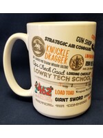 Doug Keeney Mug Weapons Lingo 15 ounce