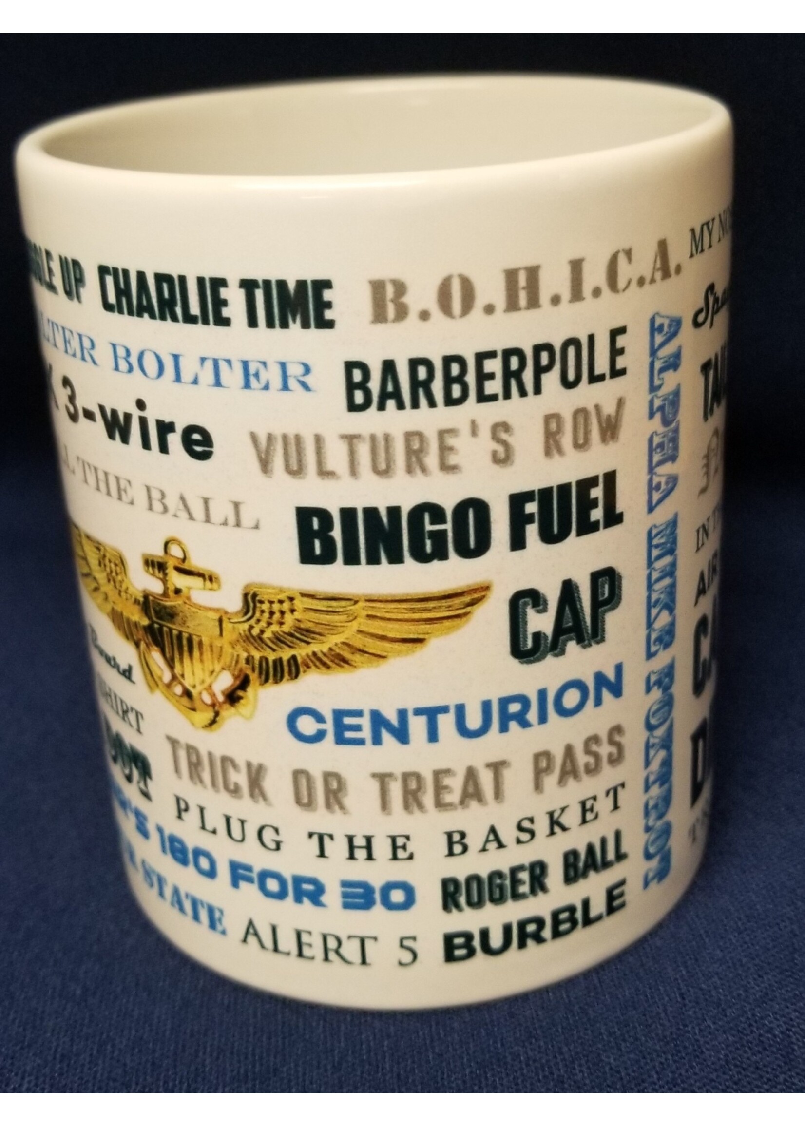 Doug Keeney Naval Air Lingo Coffee Mug 11 oz.