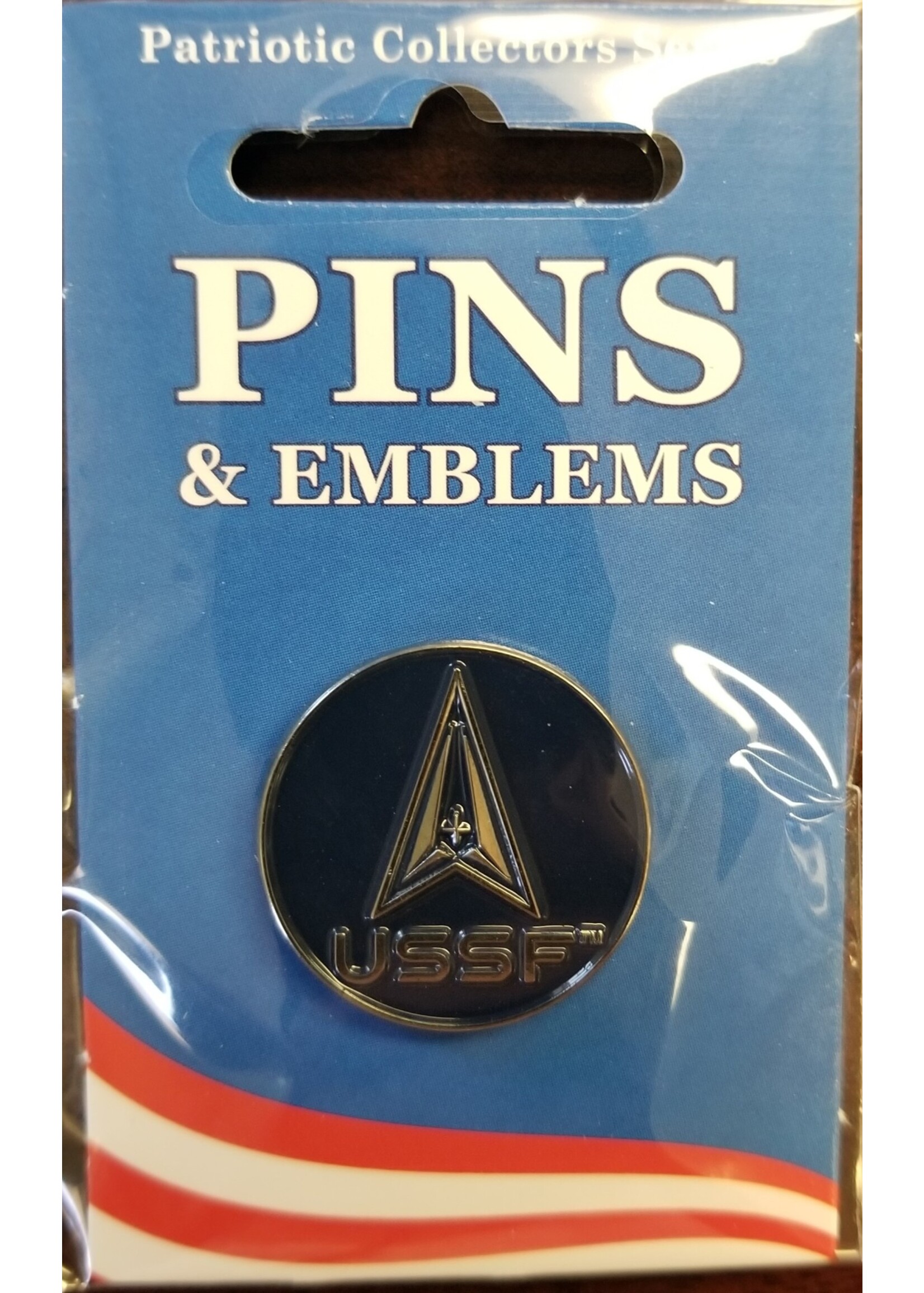 Eagle Emblems Pin Space Force Circular (1 in.)