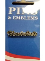Eagle Emblems Pin Thunderbirds Logo Script
