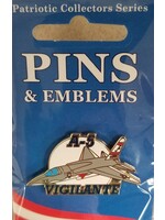 Eagle Emblems Pin A-05 Vigilante  (color) 1.5