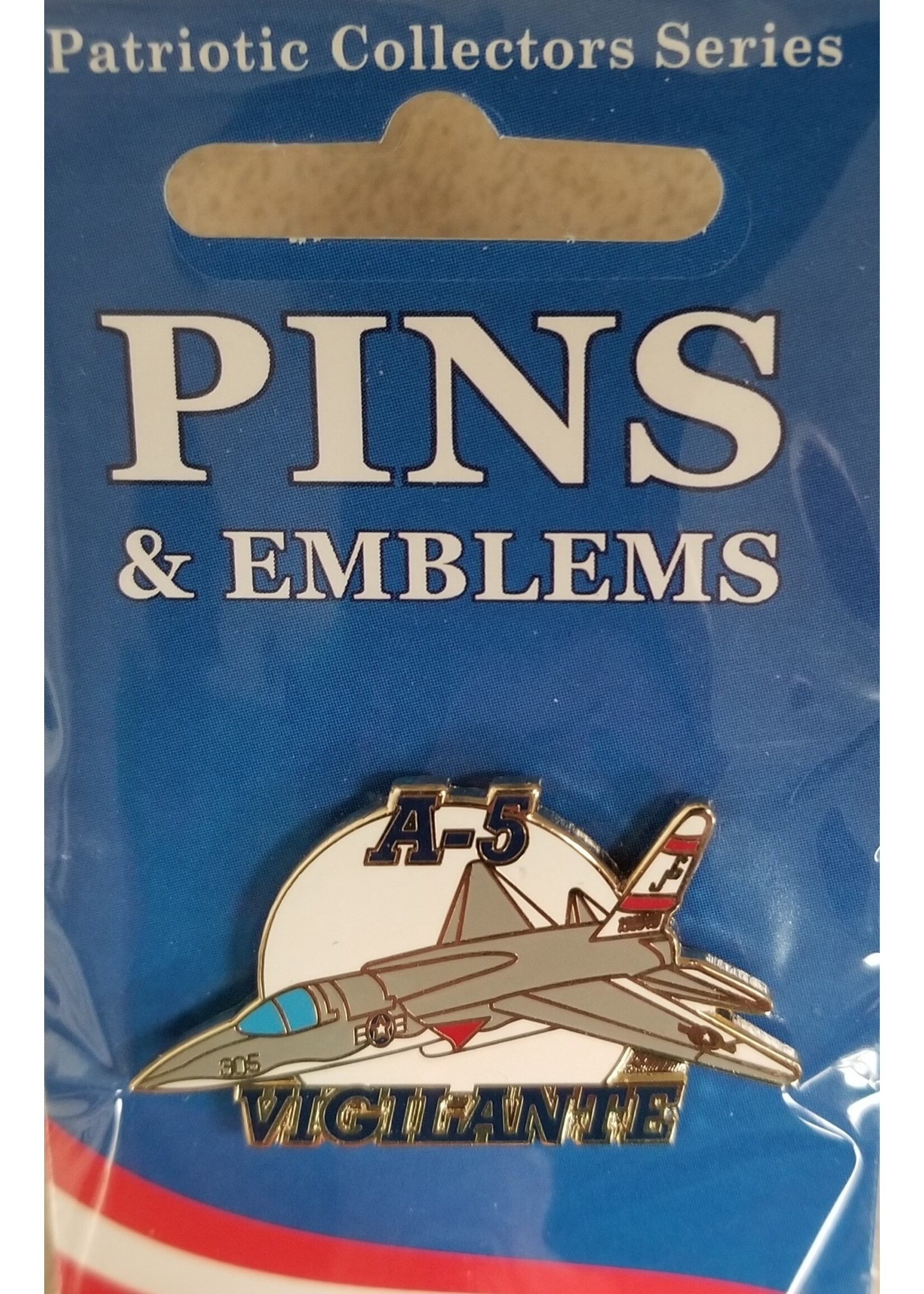 Eagle Emblems Pin A-05 Vigilante  (color) 1.5