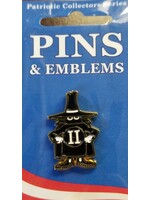 Eagle Emblems Pin F-4 Man in Black