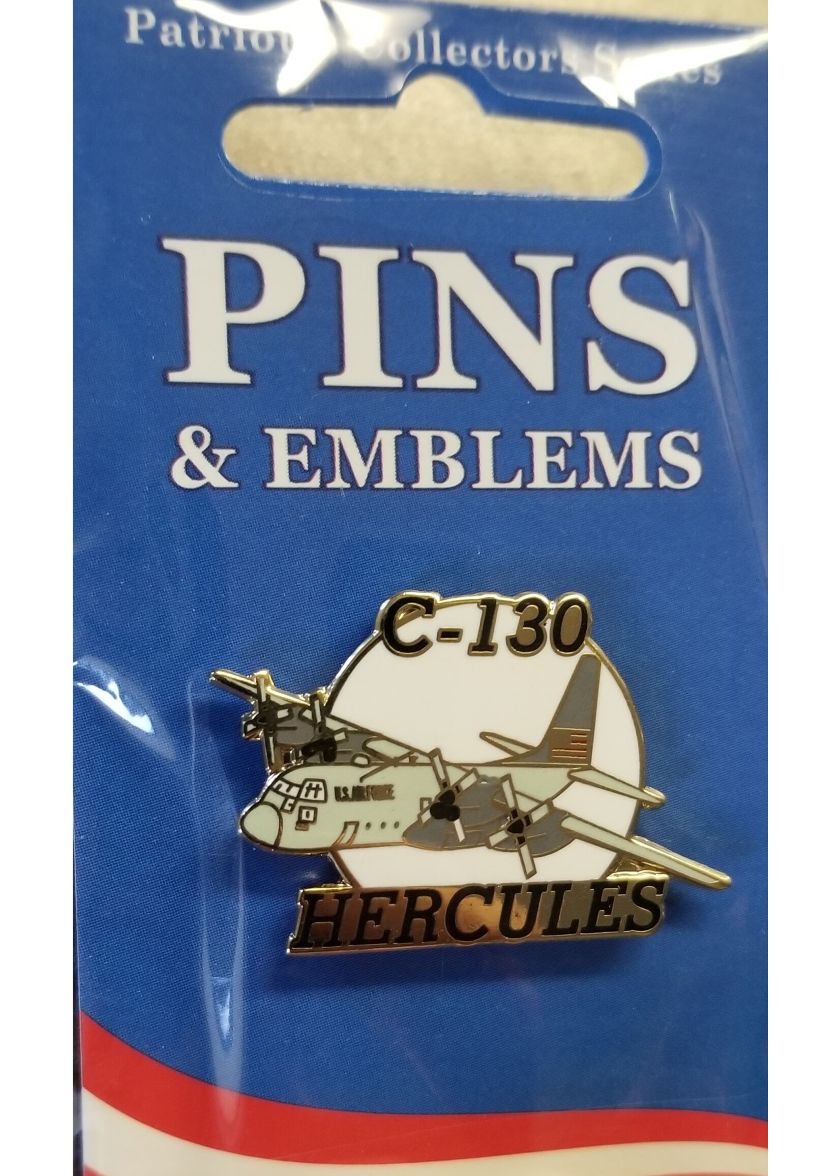 Eagle Emblems Pin C-130 Hercules Color