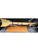 Military Retirement Gifts AIM-9 Sidewinder on Wooden Base