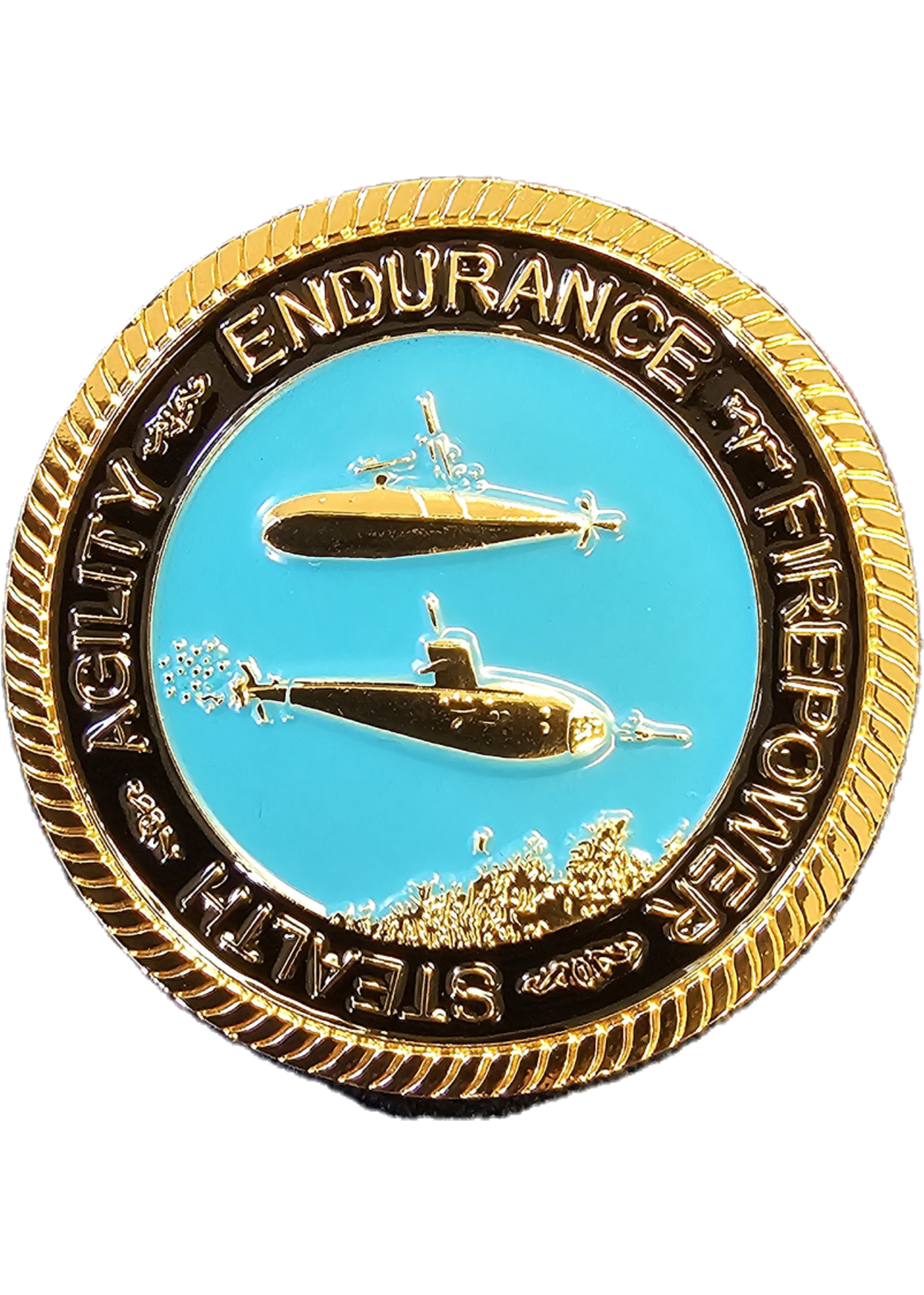 Eagle Crest Challenge Coin Submarine Service