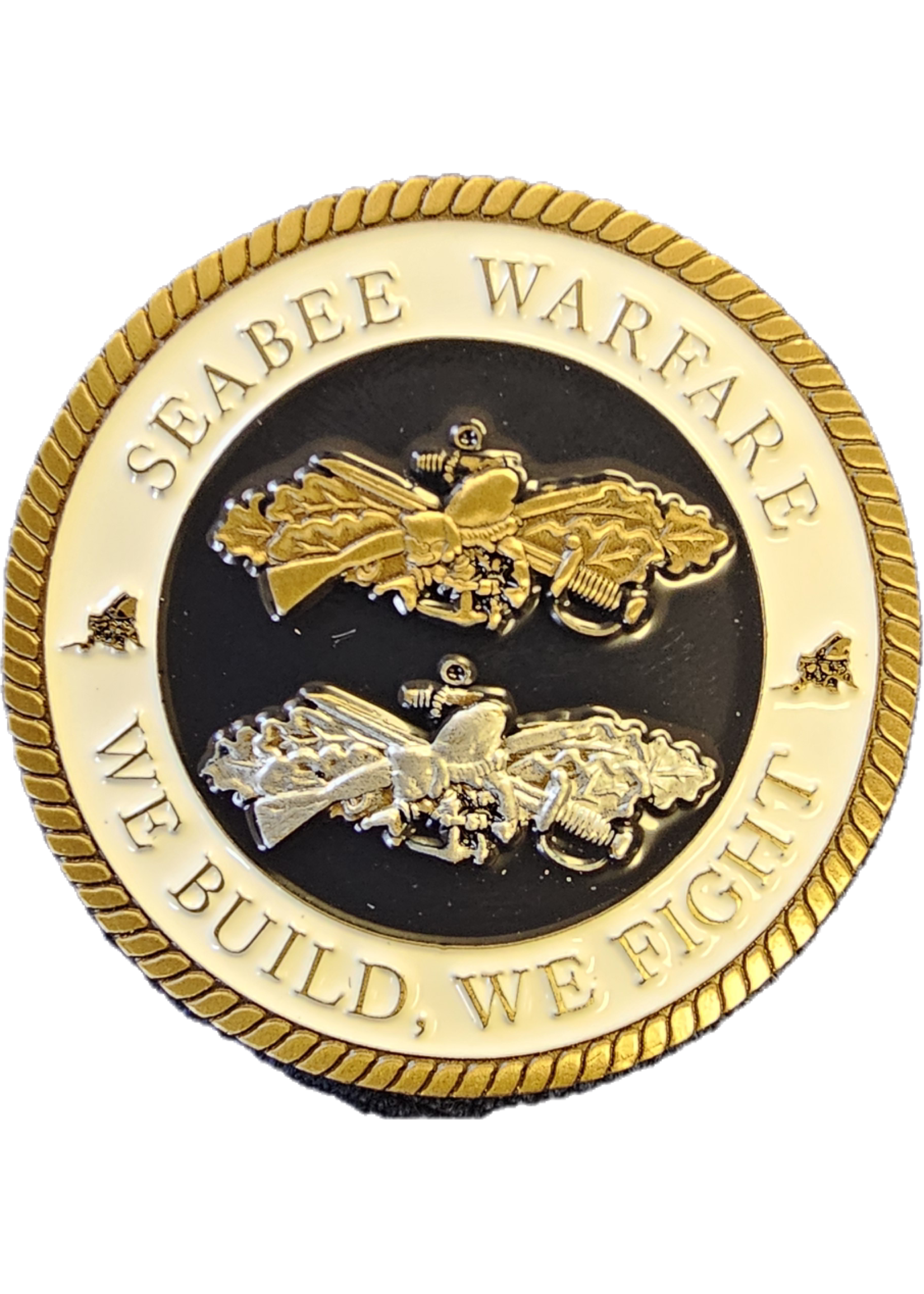Eagle Crest Challenge Coin Seabees