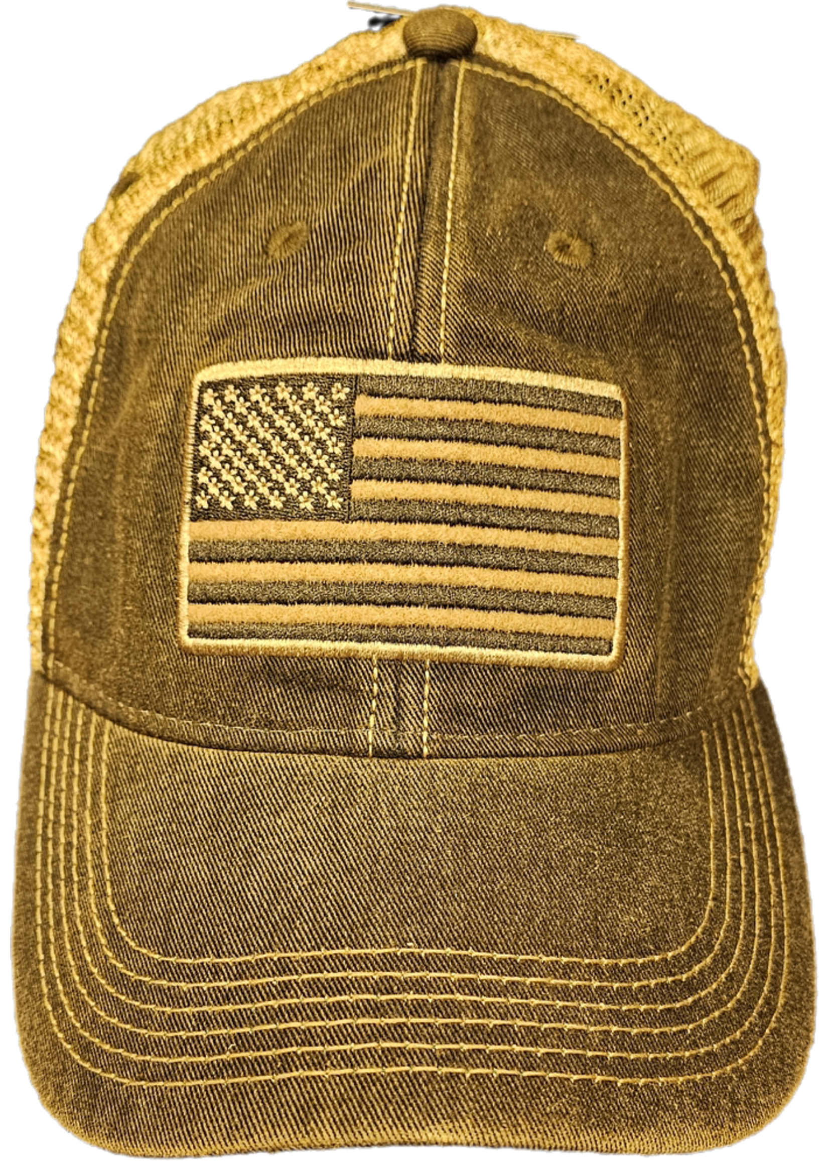 7.62 Designs Cap U.S. Flag Trucker Mesh Black