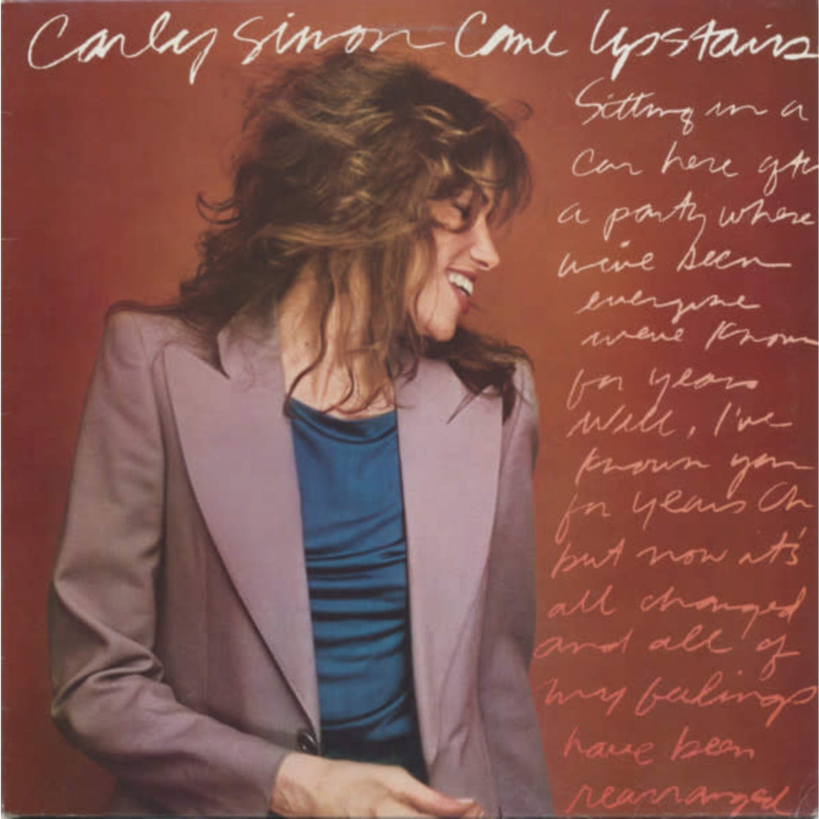 Carly Simon Carly Simon – Come Upstairs (VG, 1980, LP, Warner Bros. Records – XBS 3443)