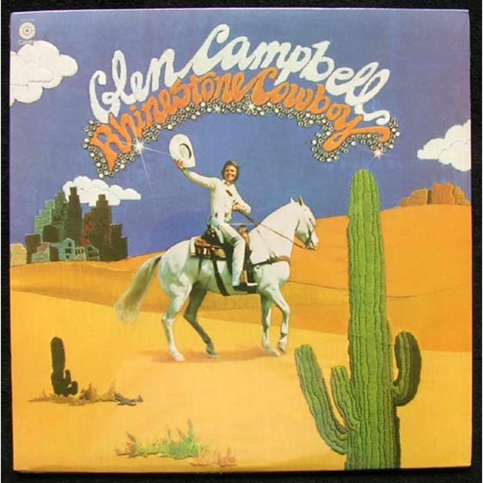 Glen Campbell Glen Campbell – Rhinestone Cowboy (VG, 1975, LP, Capitol Records – SW 511430, US)