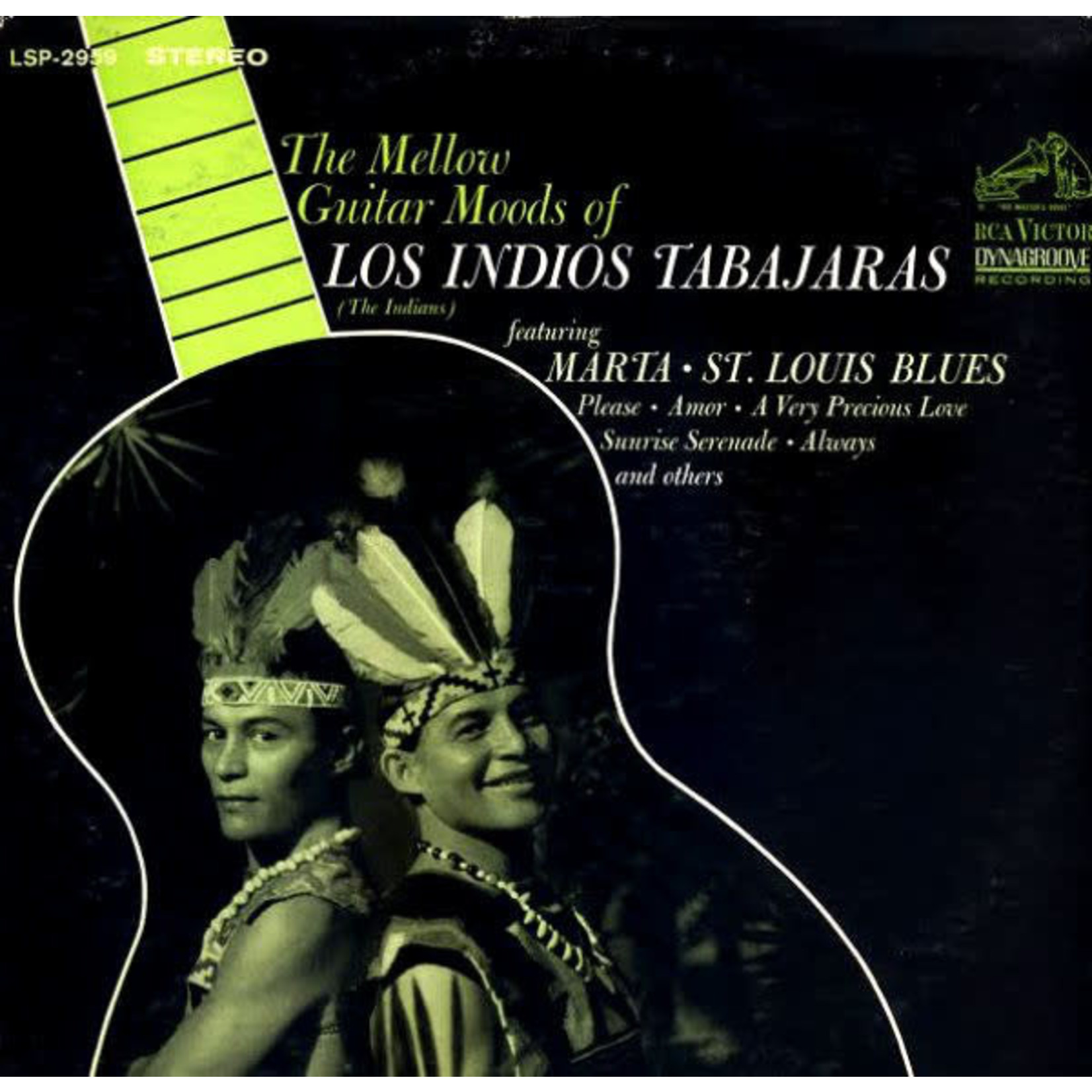 Los Indios Tabajaras Los Indios Tabajaras – The Mellow Guitar Moods Of Los Indios  (VG)