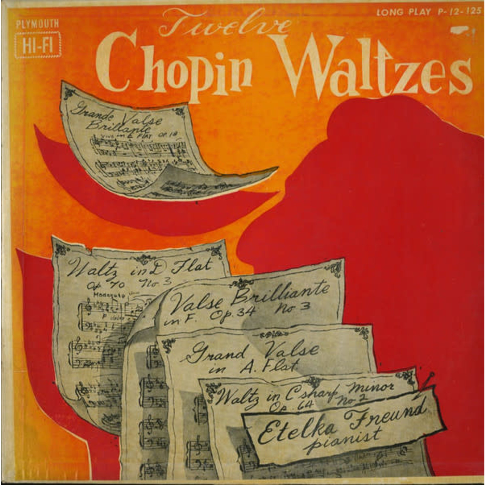 Chopin Chopin* : Etelka Freund – Twelve Chopin Waltzes (VG)