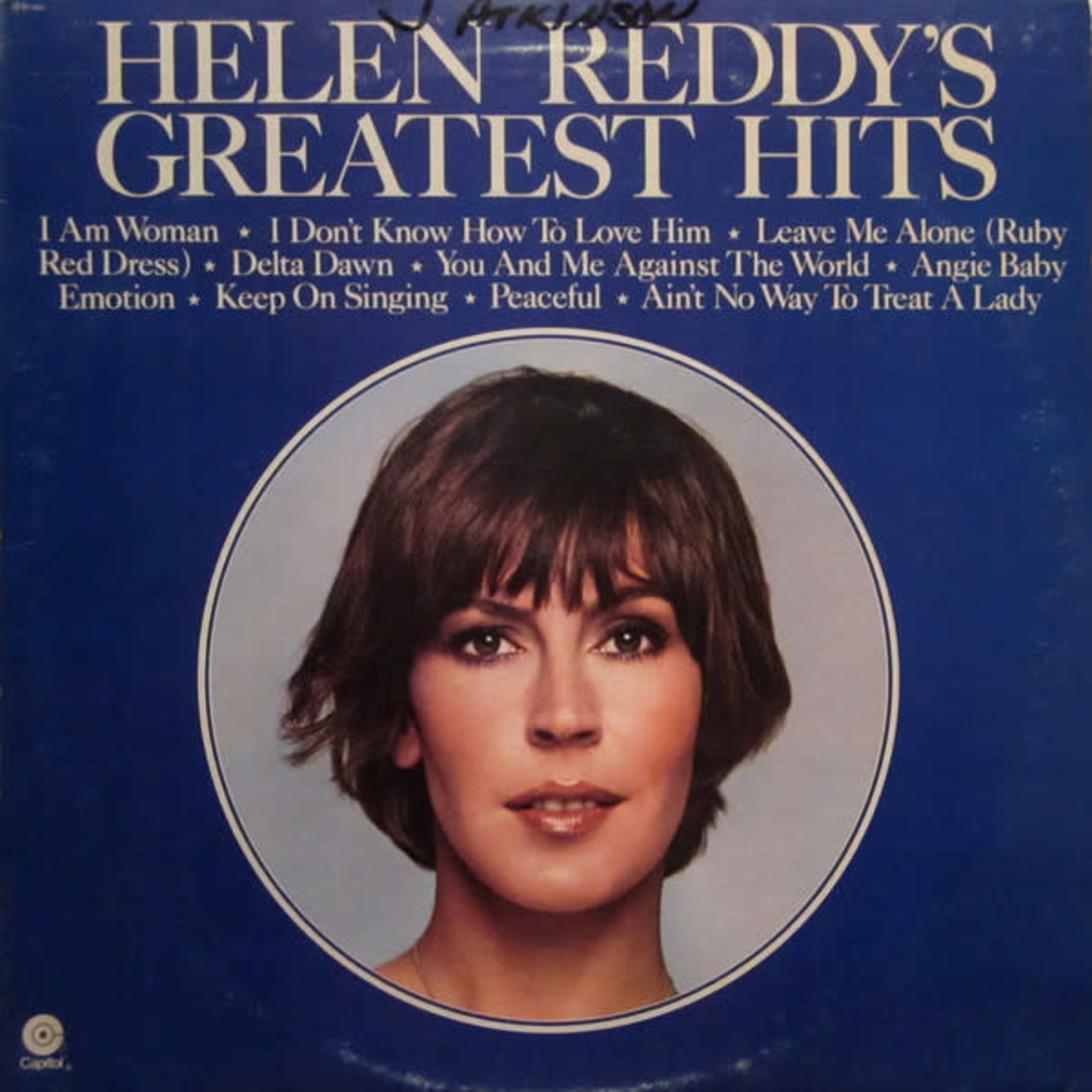 Helen Reddy Helen Reddy – Helen Reddy's Greatest Hits (VG, 1975, LP, Capitol Records – ST-11467, USA)