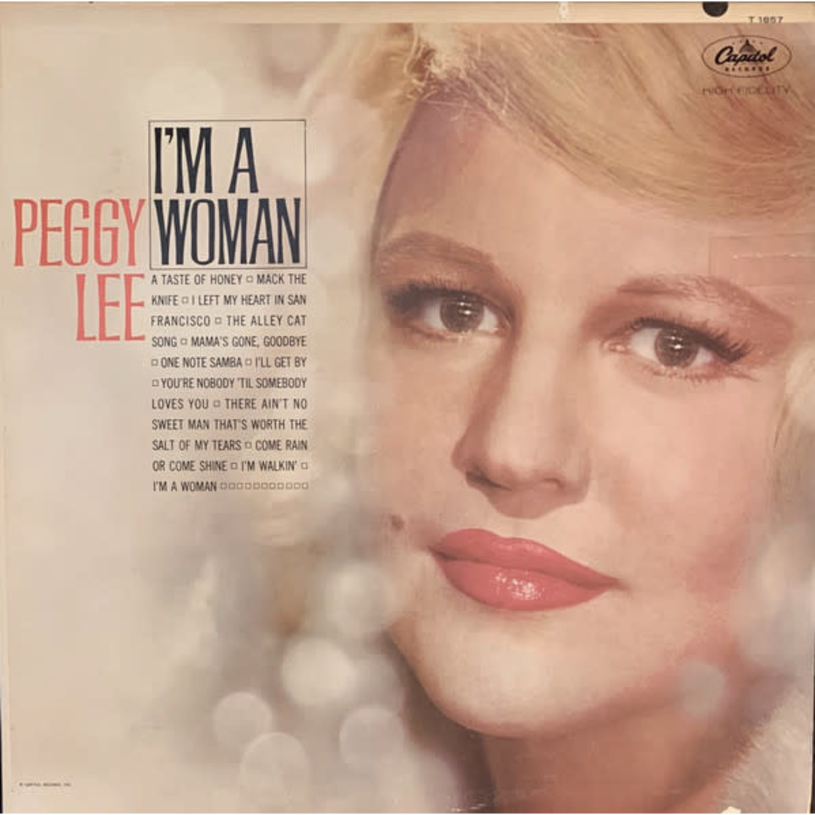 Peggy Lee Peggy Lee – I'm A Woman (VG, 1963, LP, Mono, Capitol Records – T-1857, Canada)