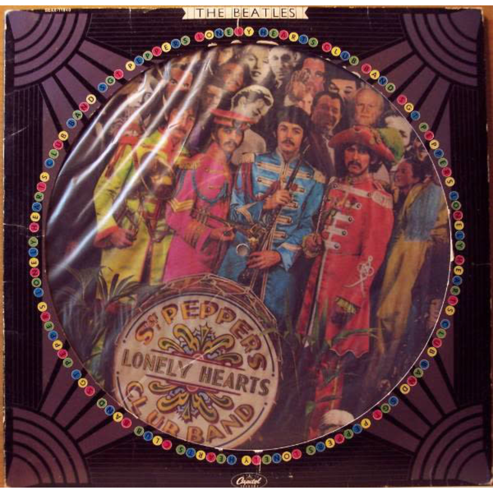 The Beatles The Beatles – Sgt. Pepper's Lonely Hearts Club Band (FACTORY SEALED, 1978, LP, Picture Disk, Capitol Records – SEAX-11840) DSG