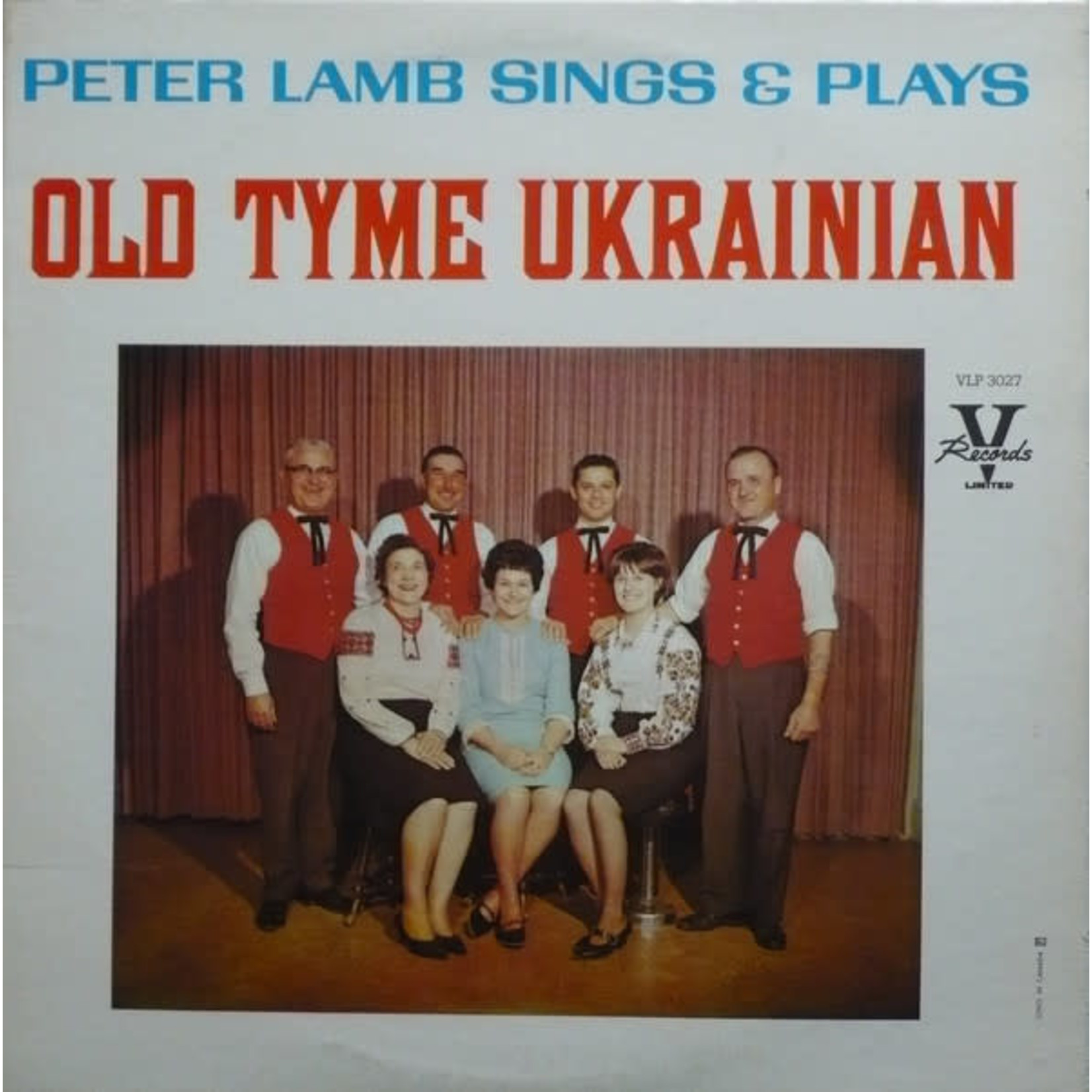 Peter Lamb Peter Lamb – Peter Lamb Sings & Plays Old Tyme Ukrainian (VG, 1965, LP, V Records – VLP-3027)