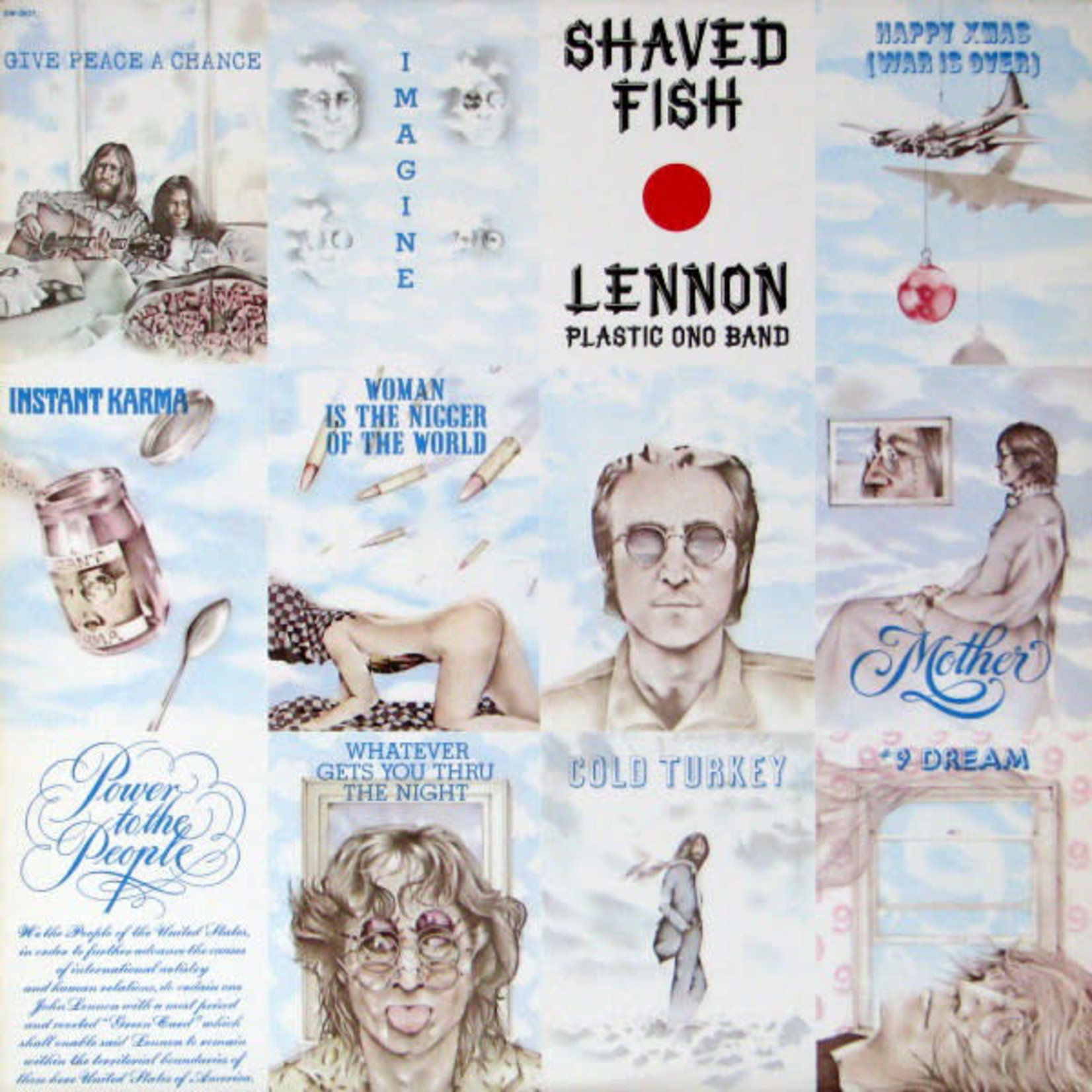 John Lennon Lennon* / Plastic Ono Band* – Shaved Fish (VG)