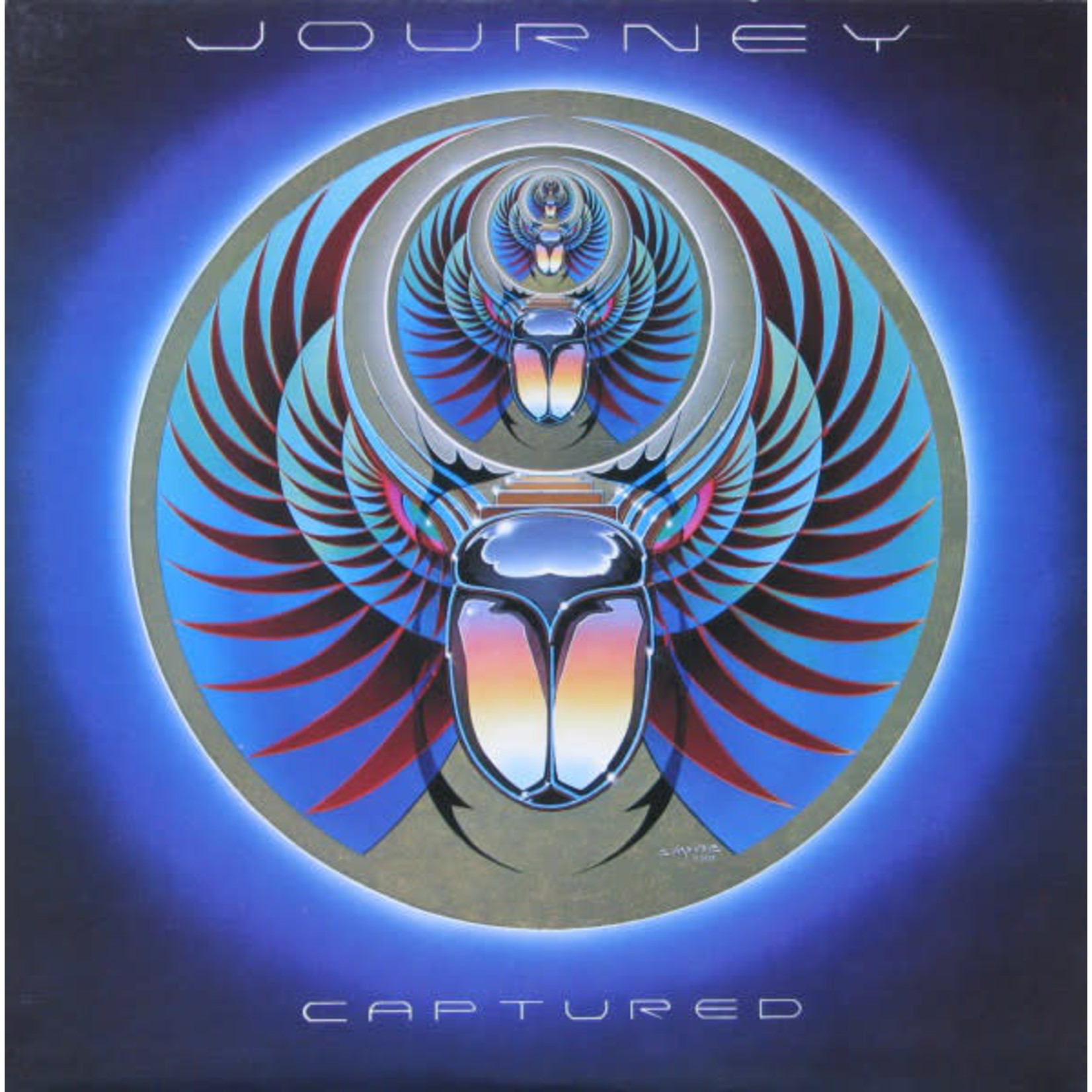 Journey Journey – Captured (VG, 1981, 2LP, Columbia – KC2 37016, LP)