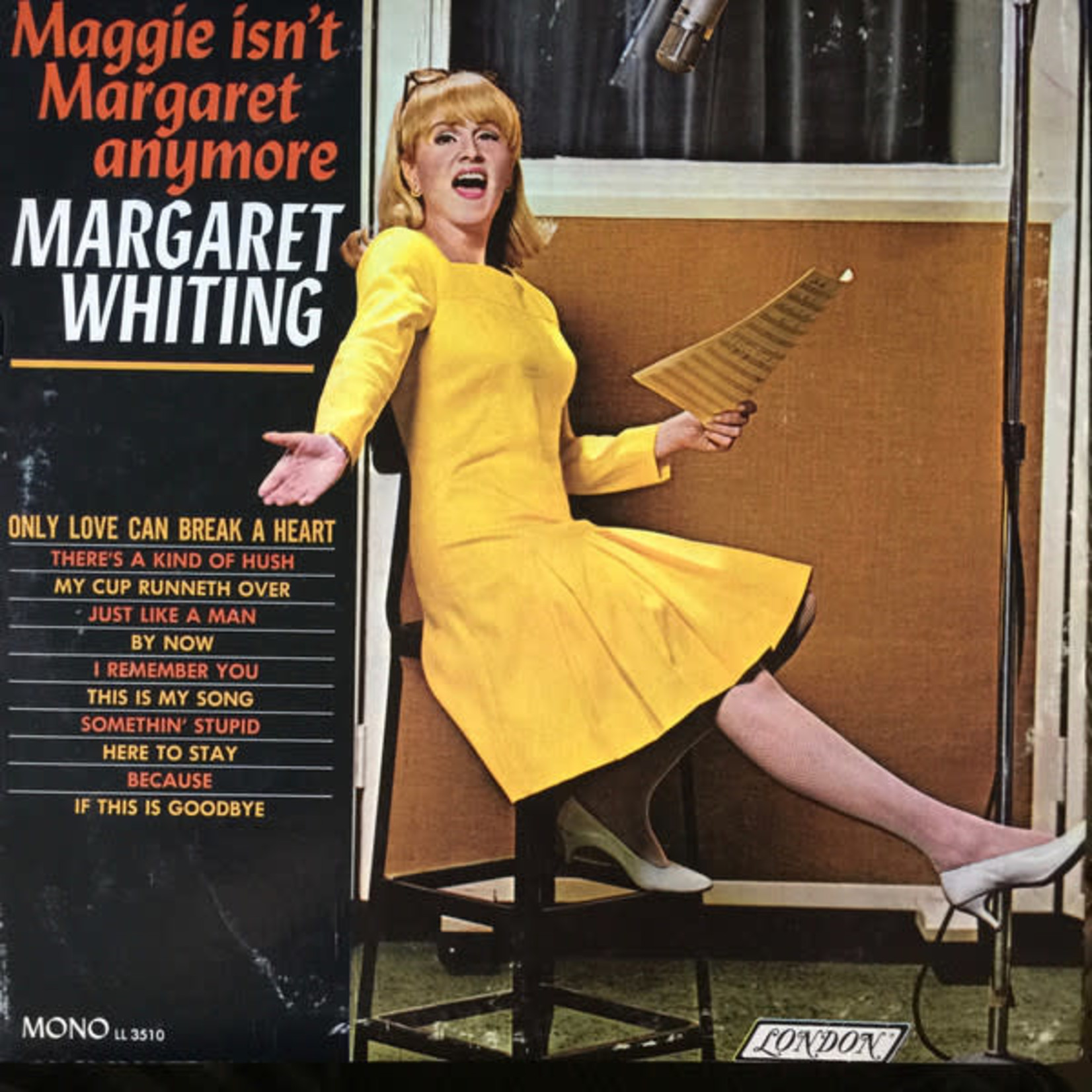 Margaret Whiting Margaret Whiting – Maggie Isn't Margaret Anymore (G, 1967, LP, Mono, London Records – LL 3510, Canada)