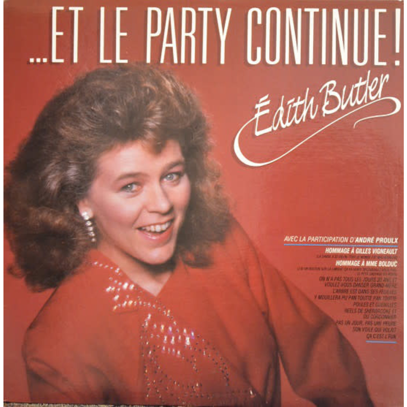 Edith Butler Edith Butler – ... Et Le Party Continue (VG)