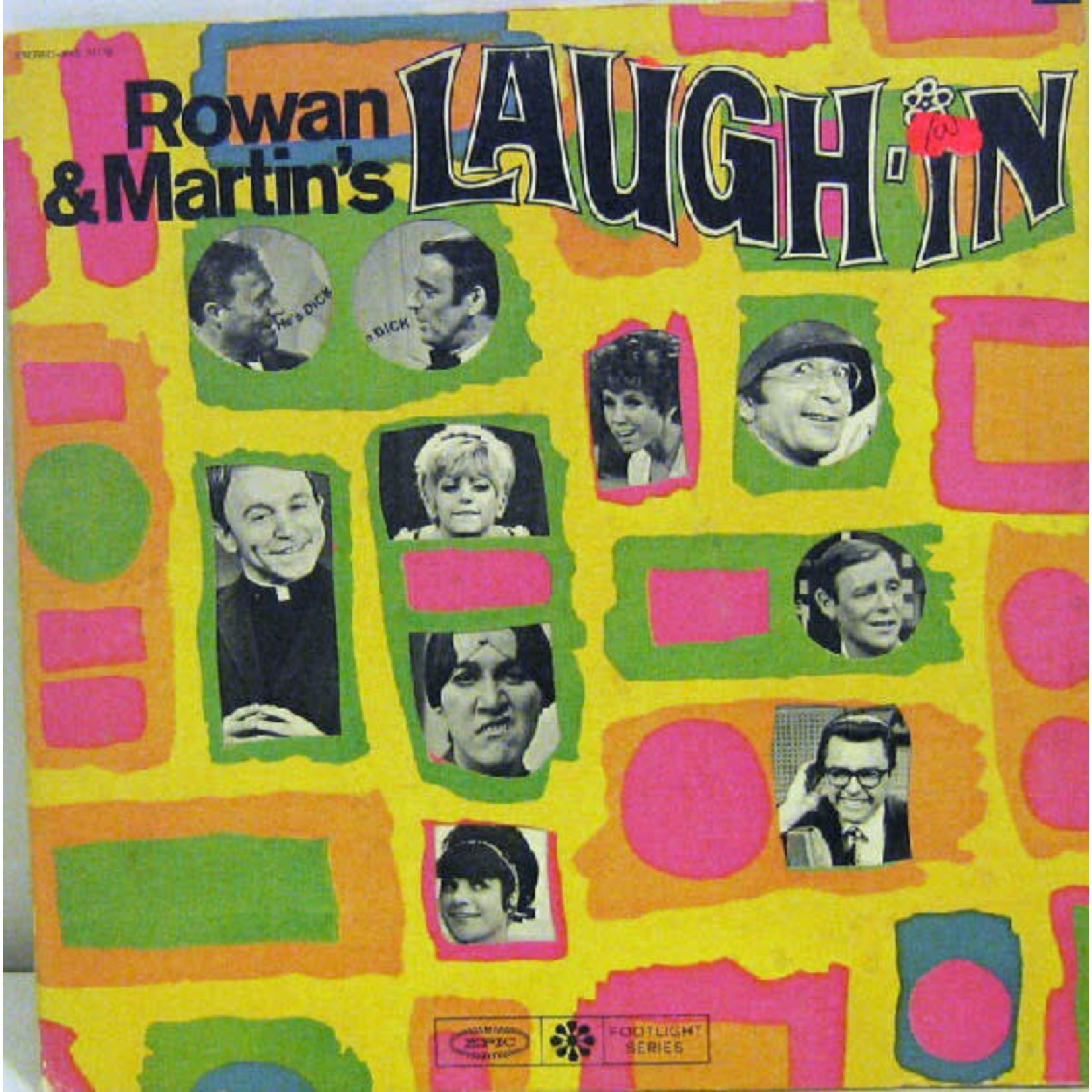 Rowan & Martin – Rowan & Martin's Laugh-In (VG, 1968, LP, Die-cut Gatefold, Epic – FXS 15118, Canada)