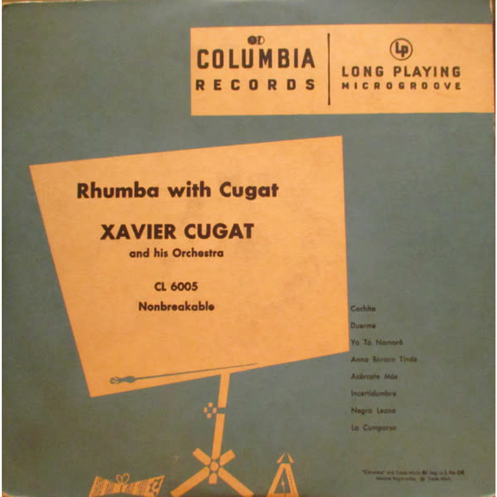 Xavier Cugat And His Orchestra – Rhumba With Cugat (G)