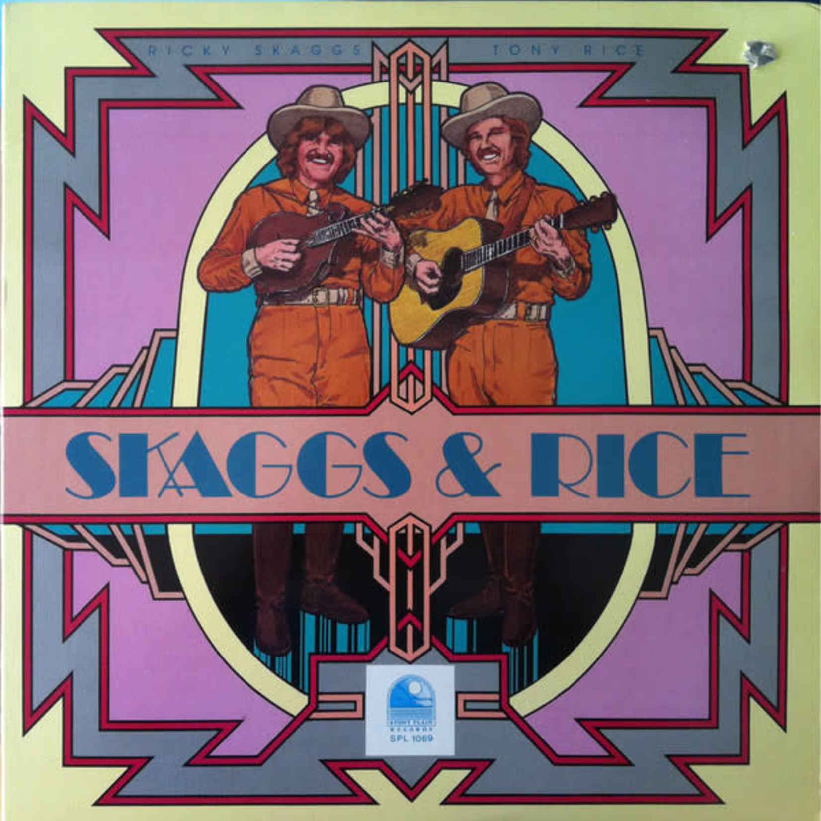 Ricky Skaggs Ricky Skaggs & Tony Rice – Skaggs & Rice (VG, 1980, LP, Stony Plain Records – SPL 1069)