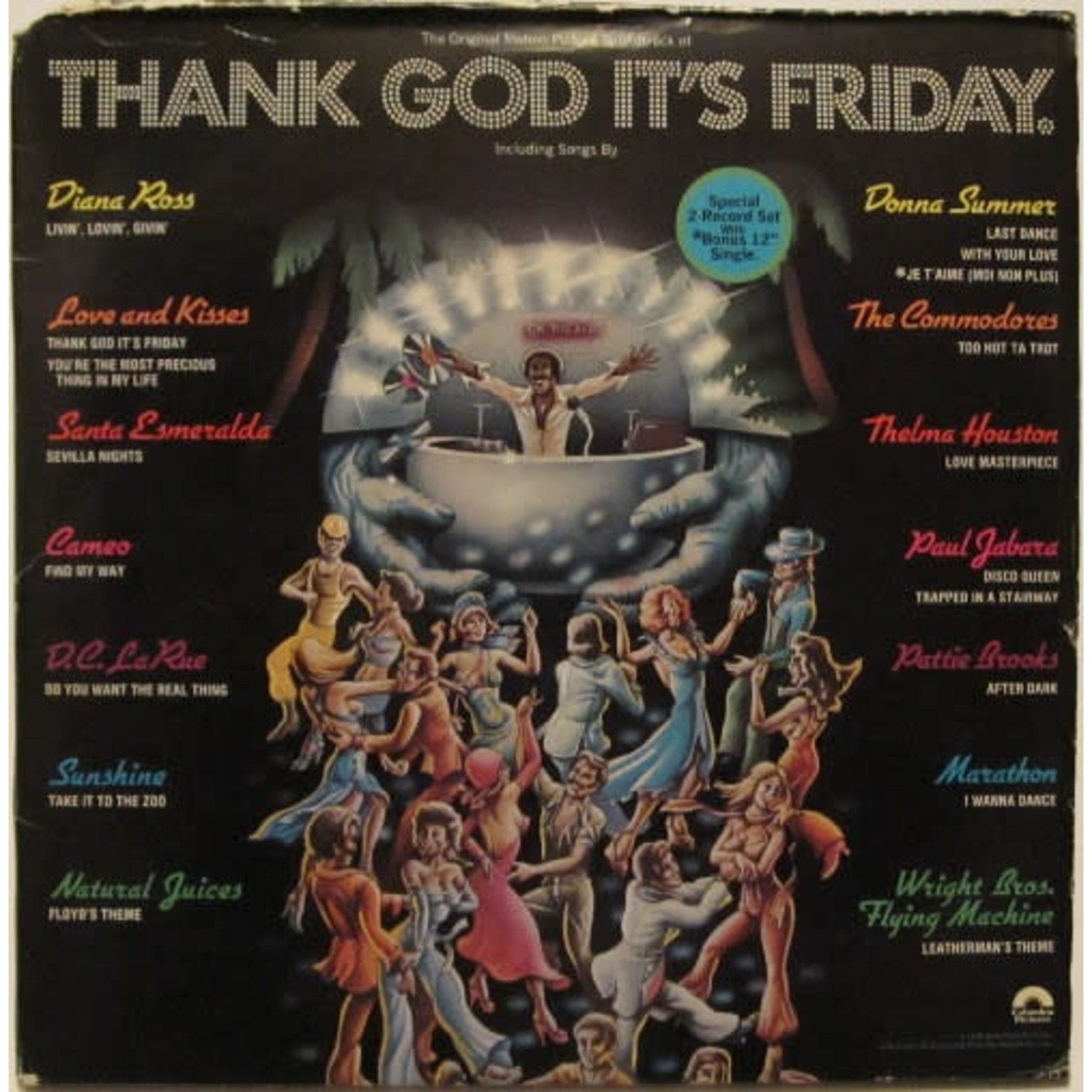 Various Various – Thank God It's Friday (The Original Motion Picture Soundtrack) (VG, 1978, 3LP, Casablanca – NBLP 7099-3, Canada)