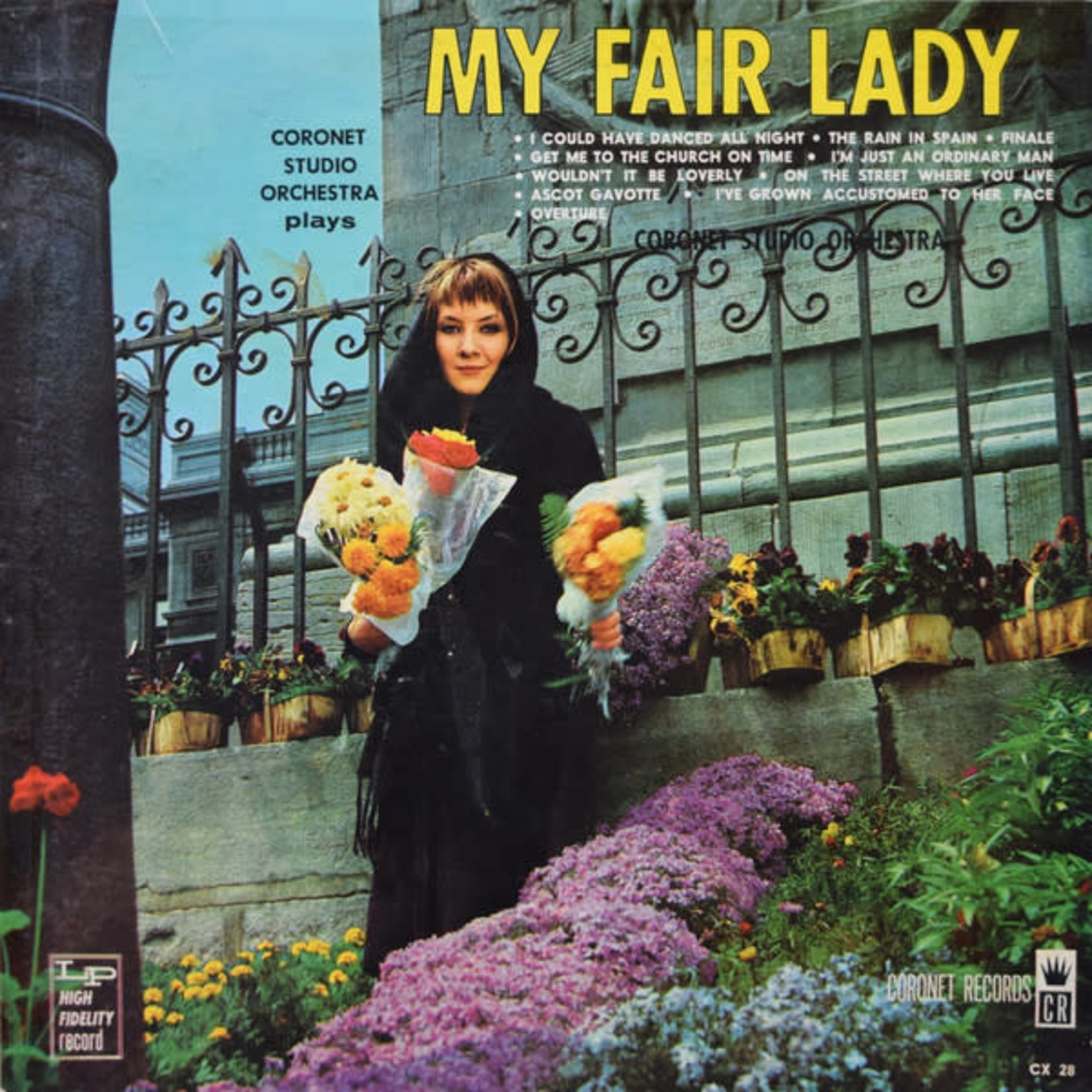 Coronet Studio Orchestra – My Fair Lady (VG, LP, Coronet Records – CX-28, USA)
