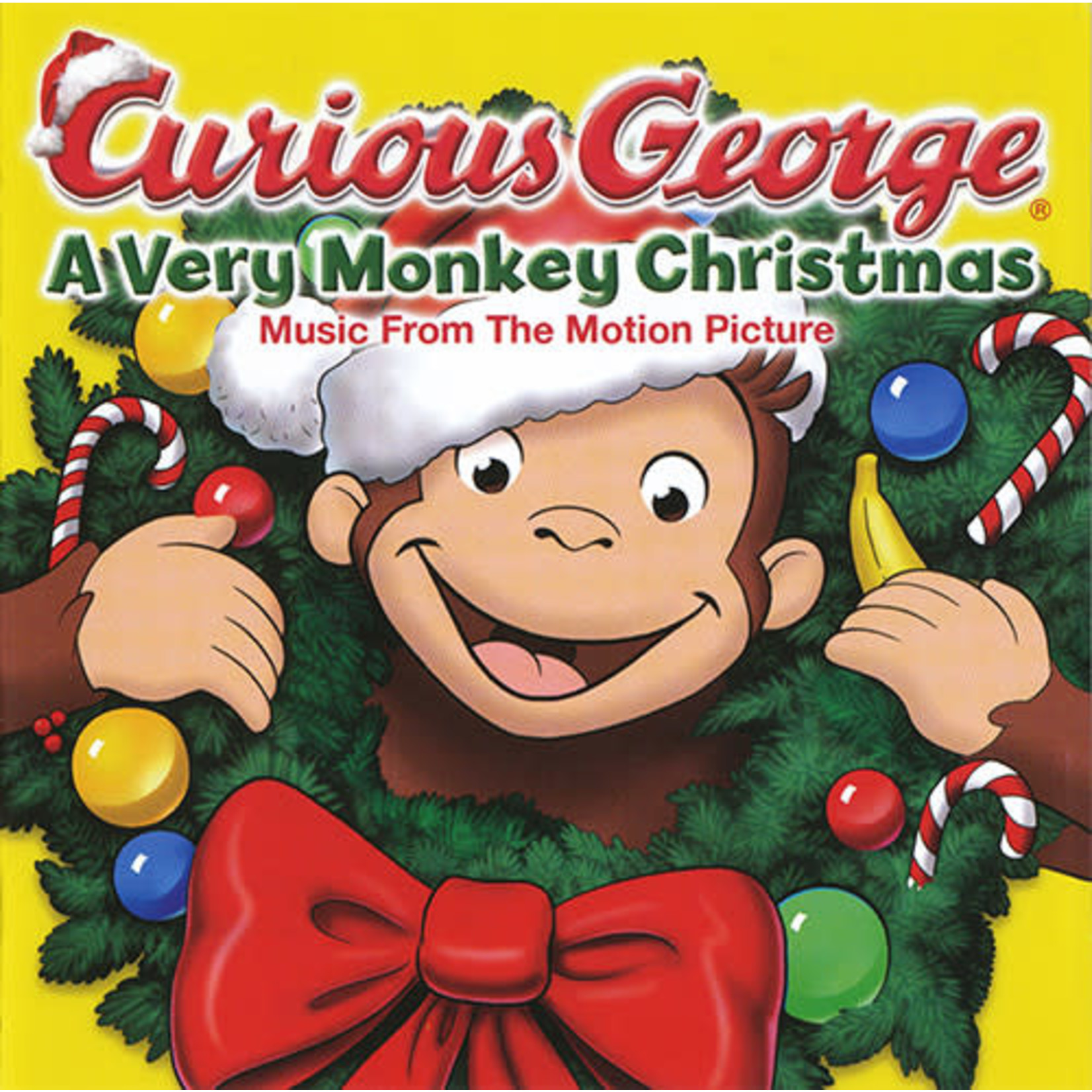 Curious George A Very Monkey Christmas (CD) (FACTORY SEALED) DSG