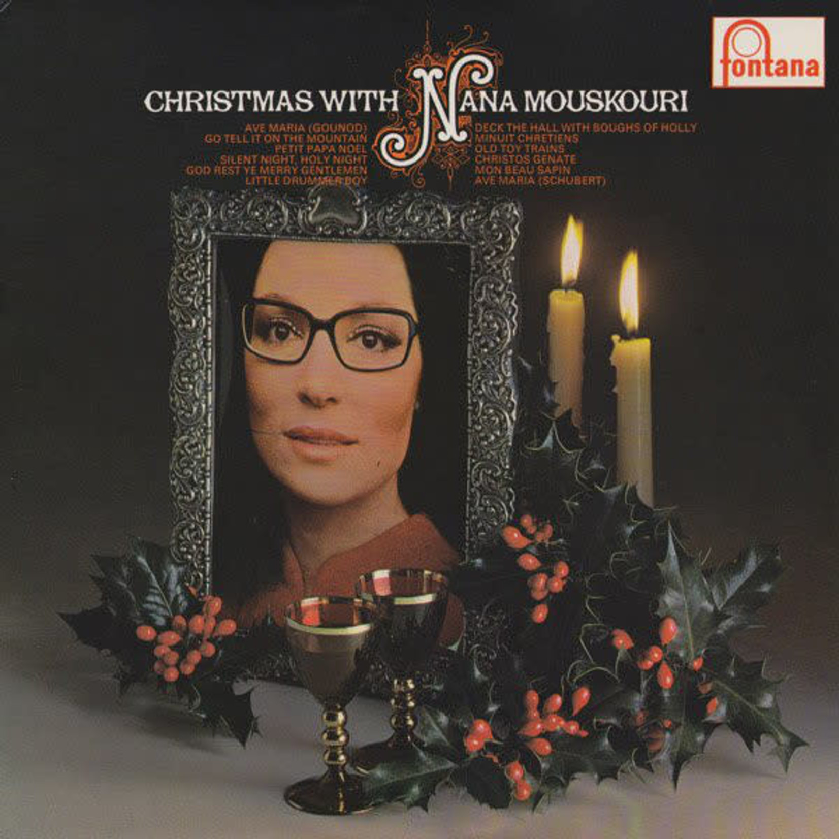 Nana Mouskouri Nana Mouskouri – Christmas With Nana Mouskouri (VG, 1972, LP, Fontana – 6312-033)