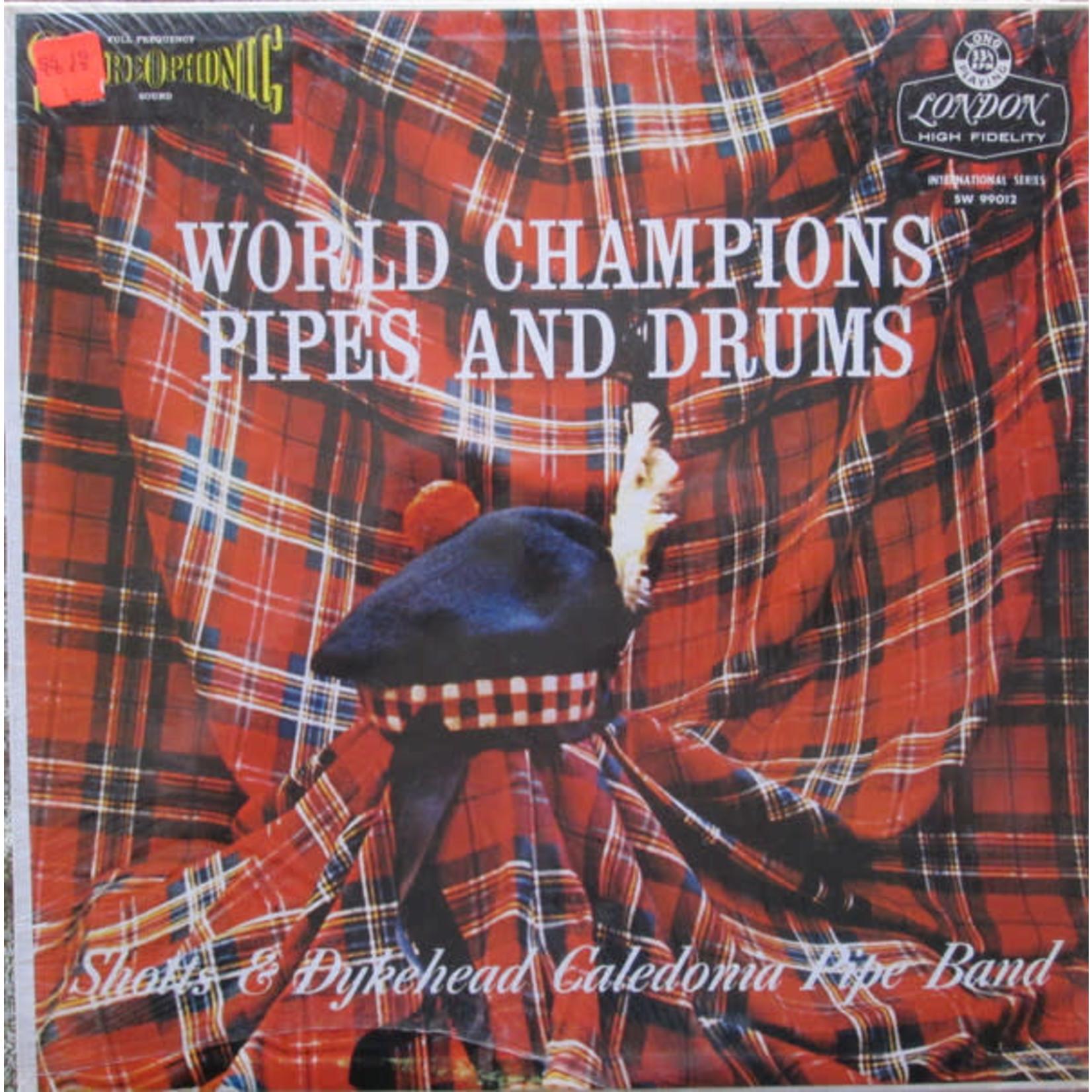 Shotts & Dykehead Caledonia Pipe Band ‎– World Champions Pipes And Drums (LP, SW 99012, VG)