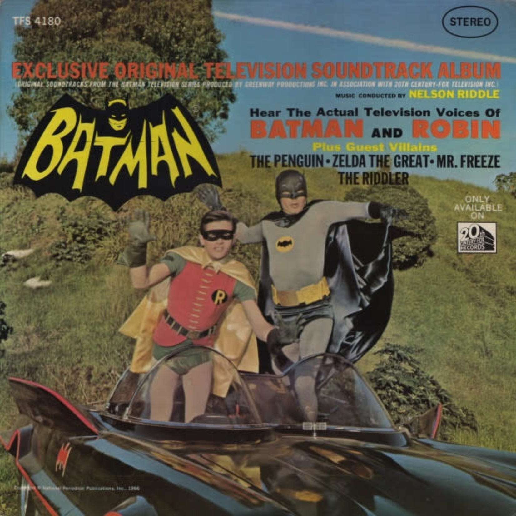 Nelson Riddle – Batman (Exclusive Original Television Soundtrack Album) (LP, TFS 4180 , VG)
