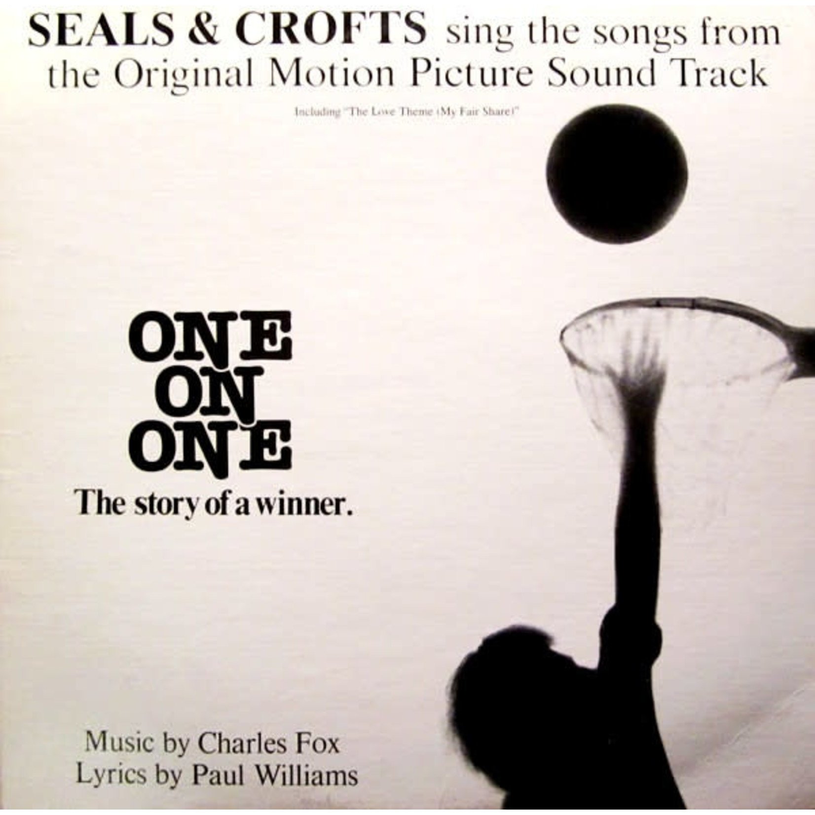 Seals & Crofts Seals & Crofts – Original Motion Picture Sound Track "One On One" (LP, BS 3076, VG)