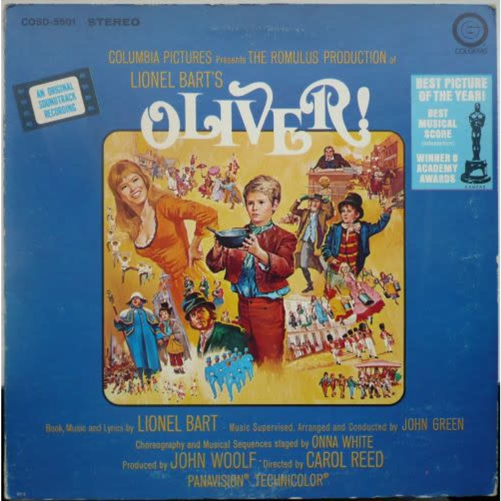 Lionel Bart – Oliver! (An Original Soundtrack Recording) (LP, COSD-5501, G)