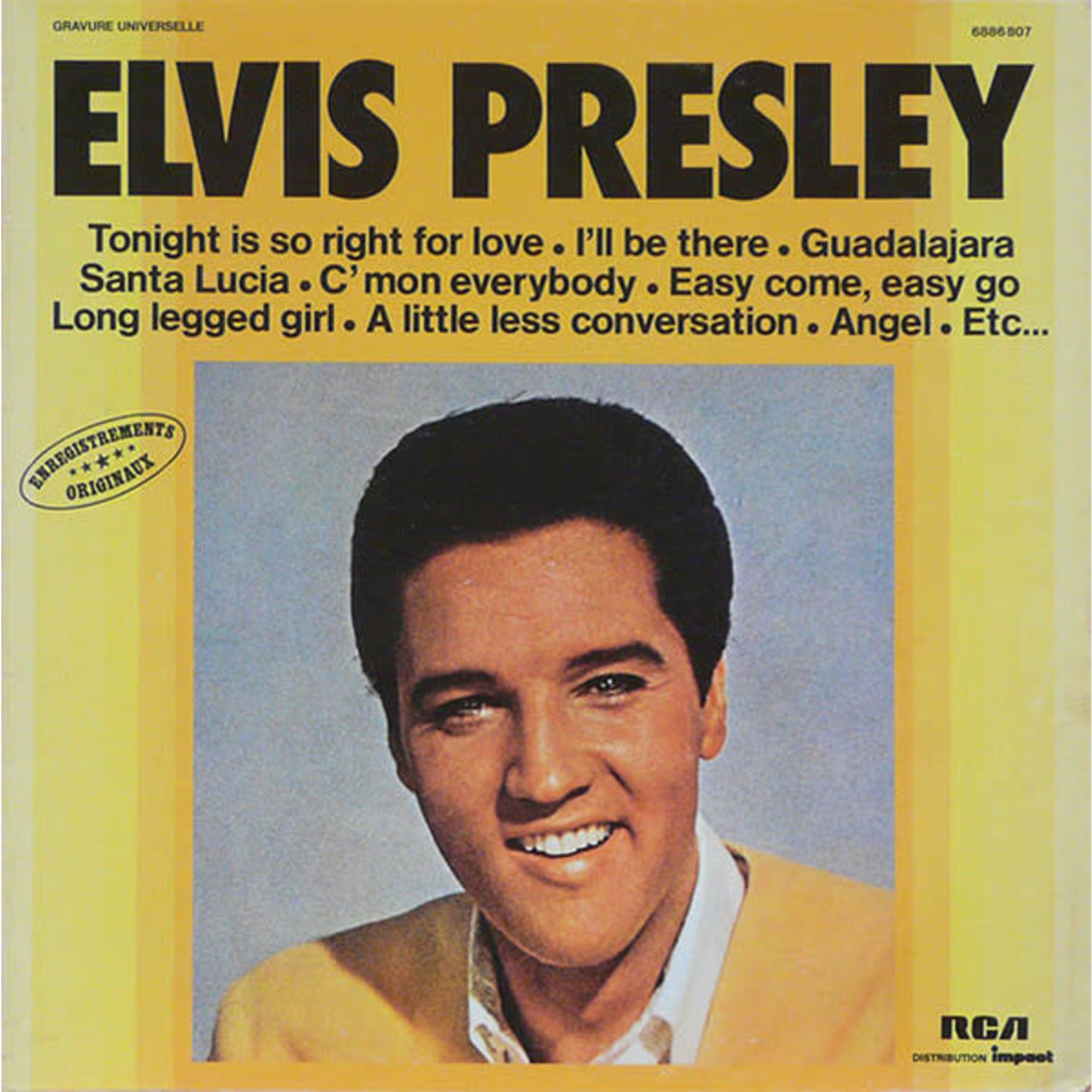 Elvis Presley Elvis Presley – Elvis Presley (VG, 1977, 6886 807, France)
