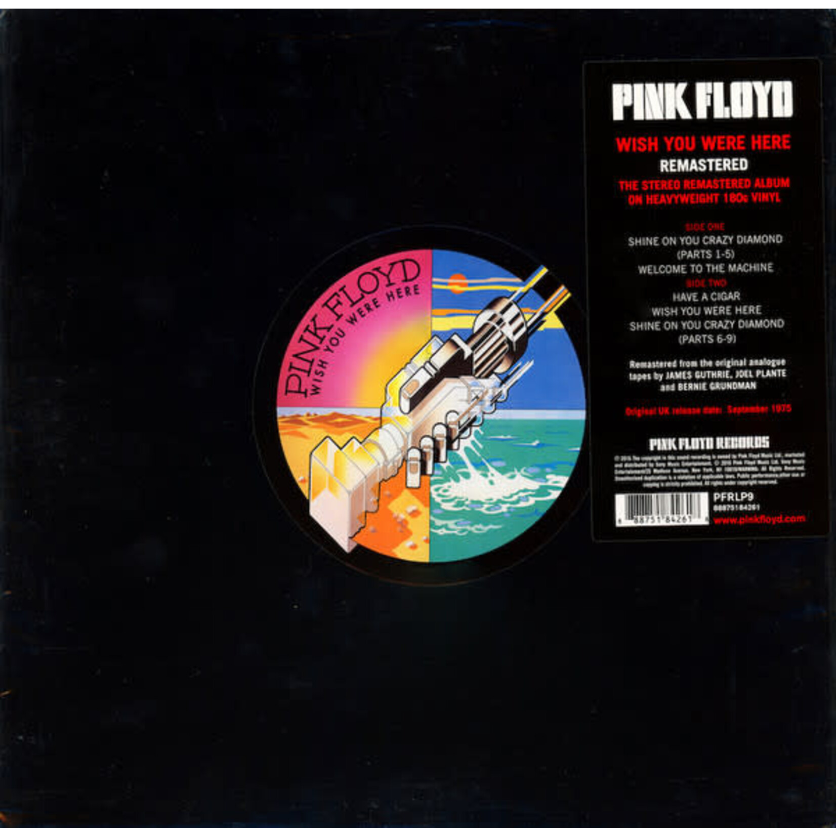 Pink Floyd Pink Floyd – Wish You Were Here (New, LP. PFRLP9, 2016)