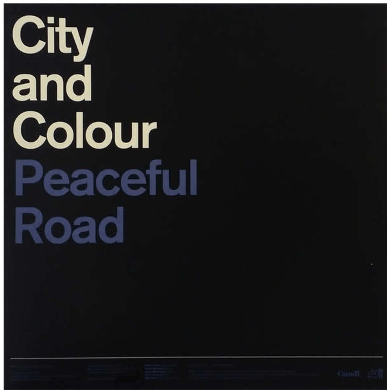 City And Colour ‎– Peaceful Road / Rain (LP, New)