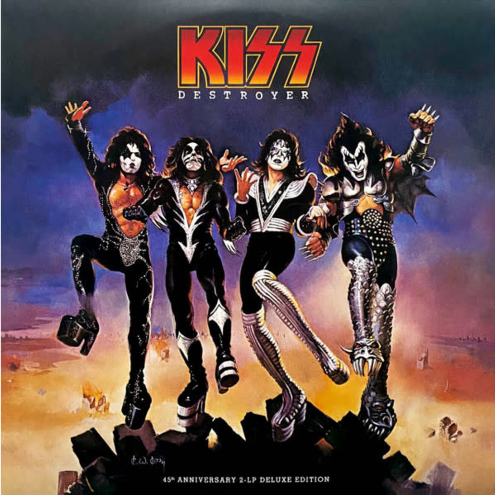 Kiss Kiss – Destroyer (New, 2LP Red/Yellow, 45th Anniversary Edition, 2021)